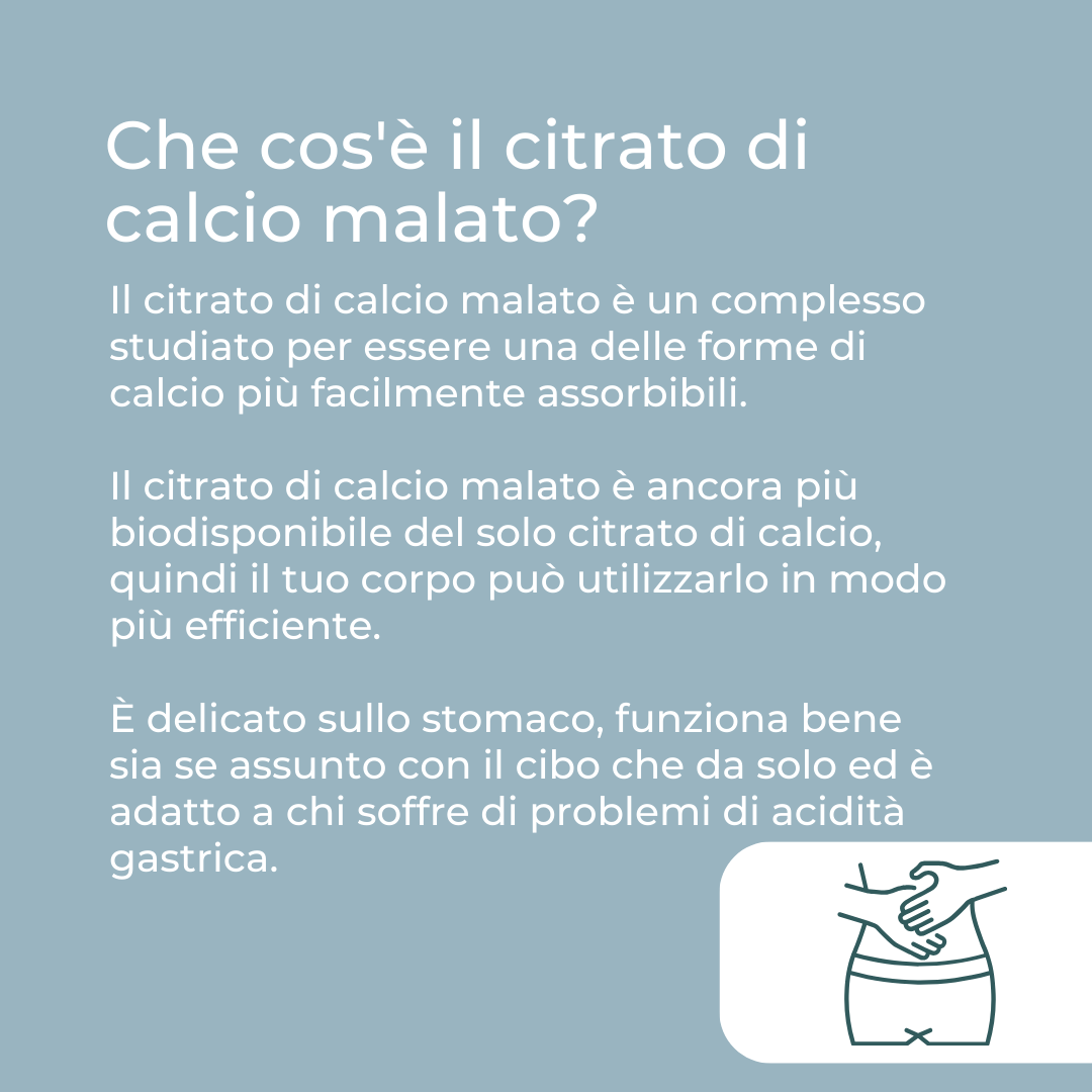 Naturecan Citrato di Calcio Malato 60 Capsule Integratore Ossa