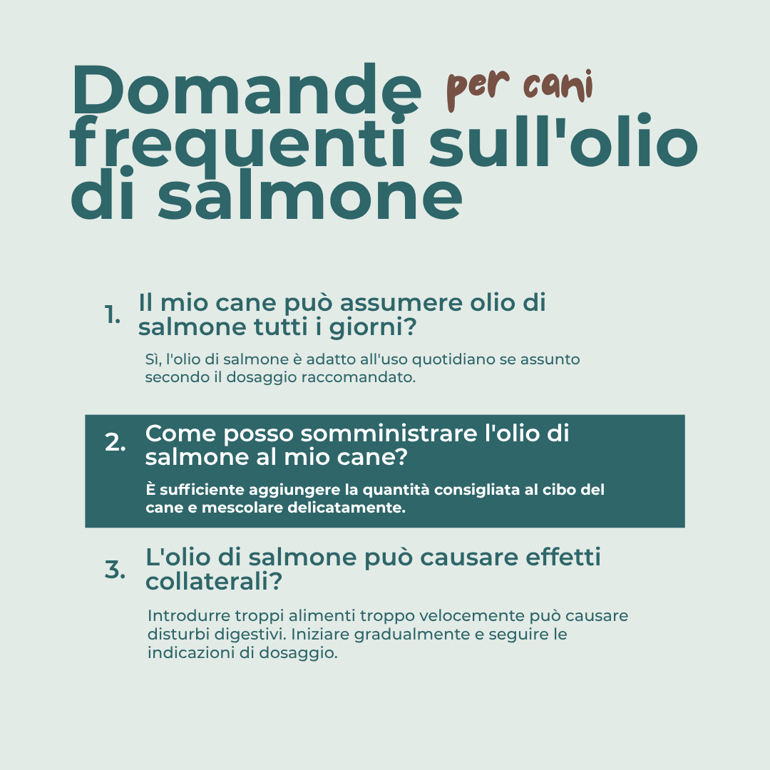 Naturecan Olio di Salmone per Cani omega 3