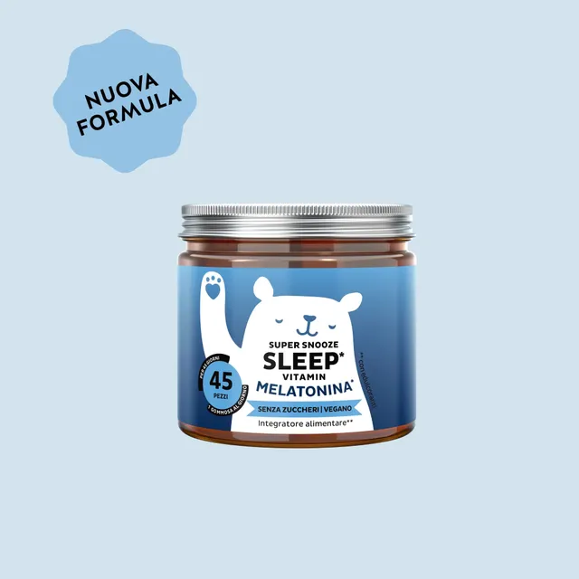 Beauty Bears Super Snooze Sleep gommose 45 giorni melatonina