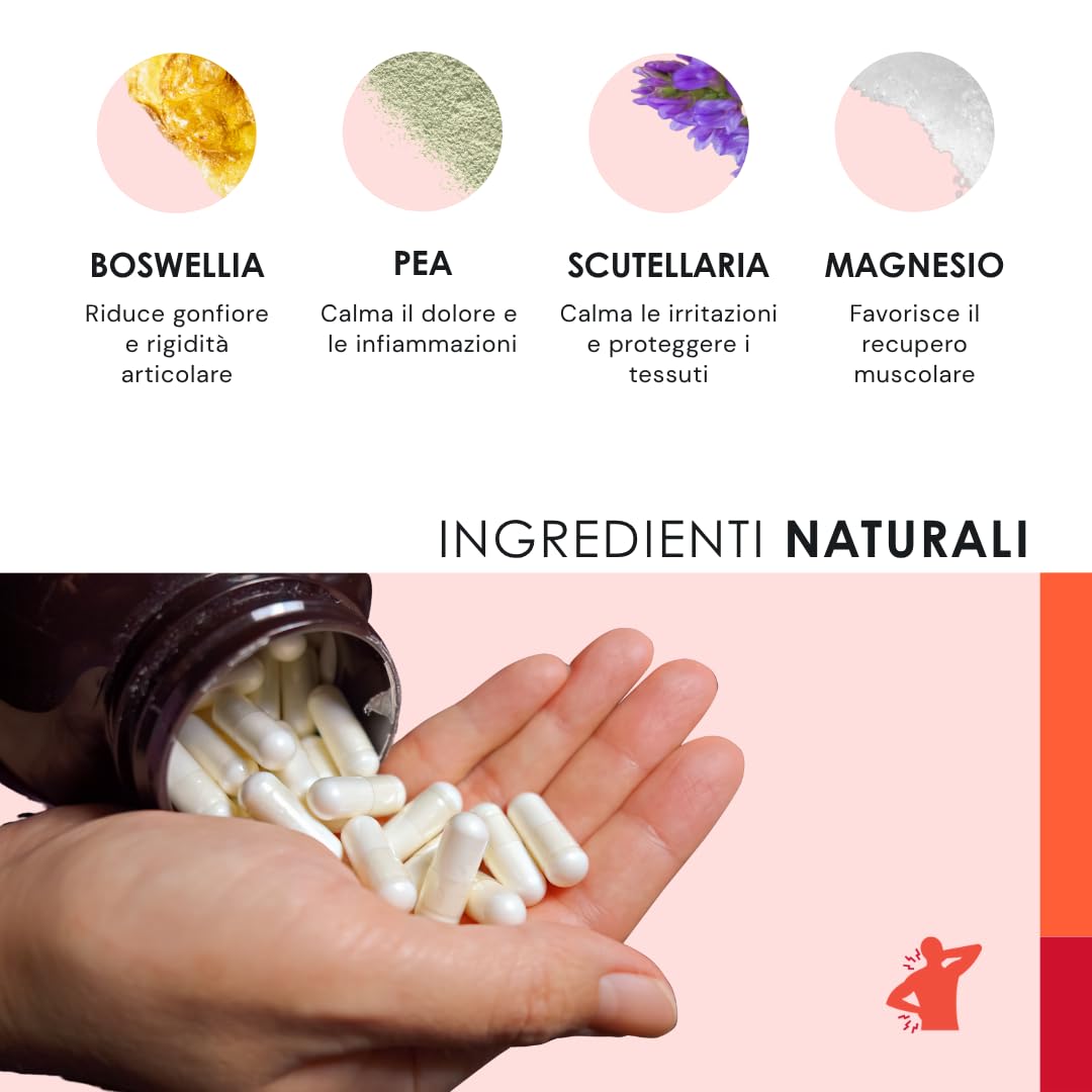 Eusphera EU4DOL PLUS integratore articolazioni boswellia e canapa
