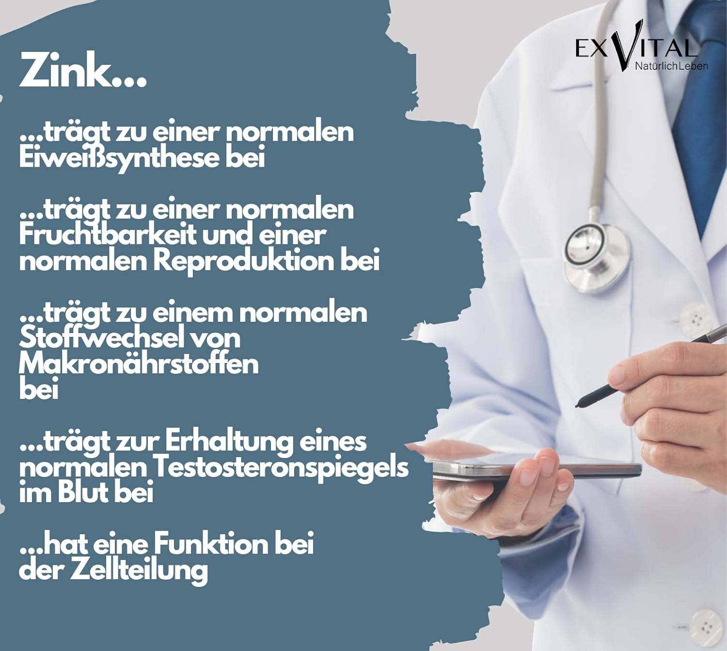 EXVital Männergesundheit Prosta+ capsule prostata 180 pezzi zinco