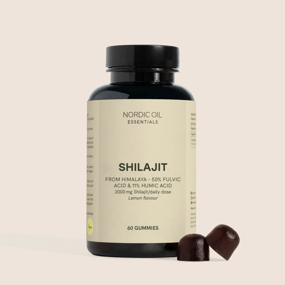 Nordic Oil Shilajit Gummies Limone 60 Gommose Vegane