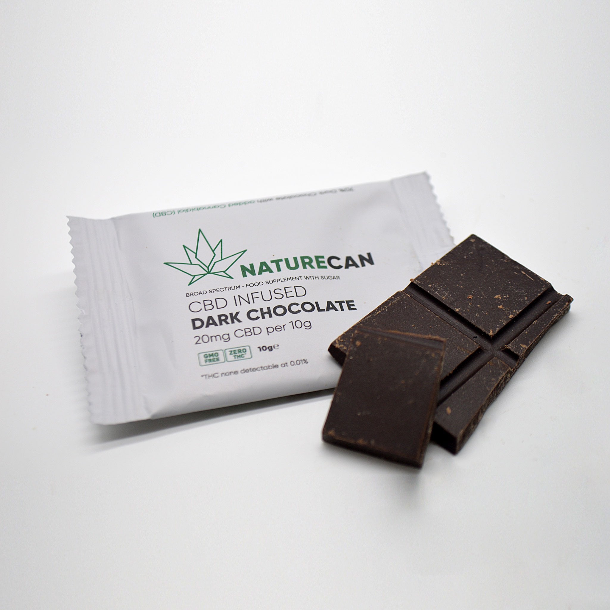 Naturecan CBD Snacks Cioccolato CBD Fondente 20 mg