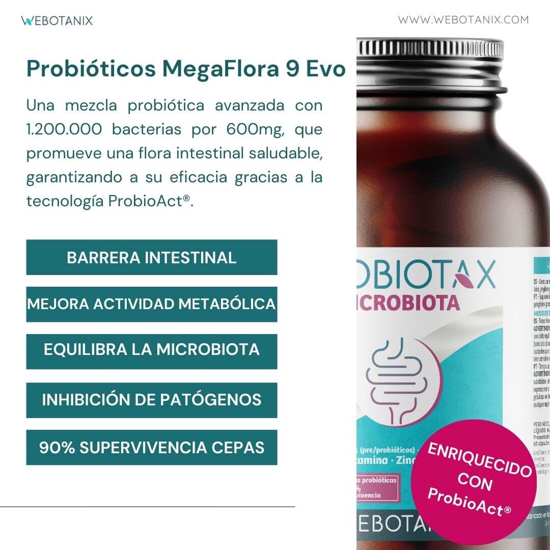 Webotanix Probiotax Microbiota capsule 60 simbiotico