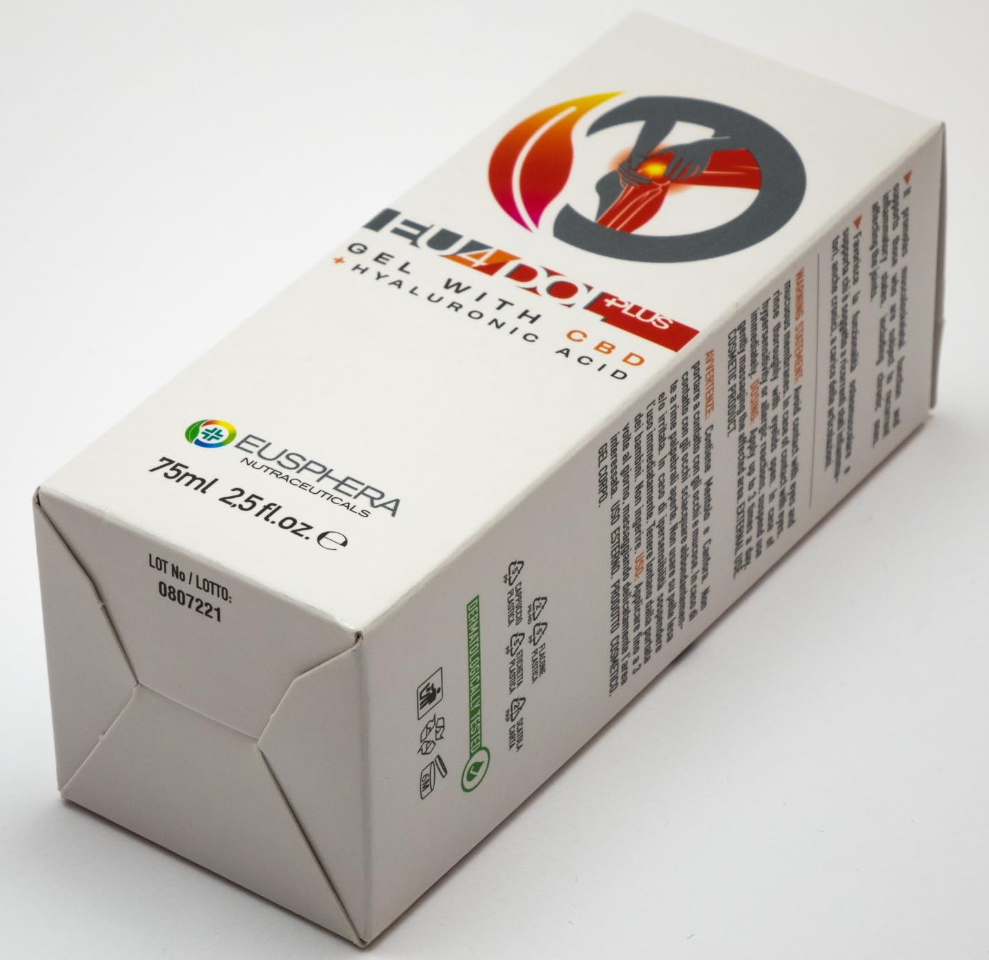 Eusphera Creme CBD crema riscaldante muscoli 75 ml