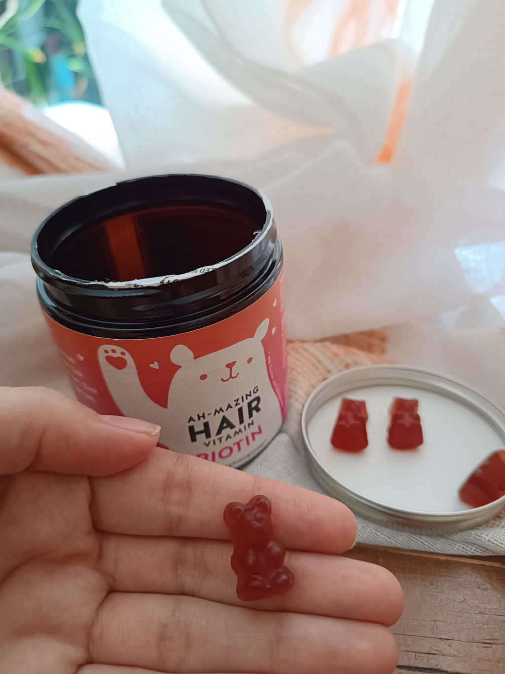 Beauty Bears Ah-Mazing Hair Biotina gommose 45 giorni vegan