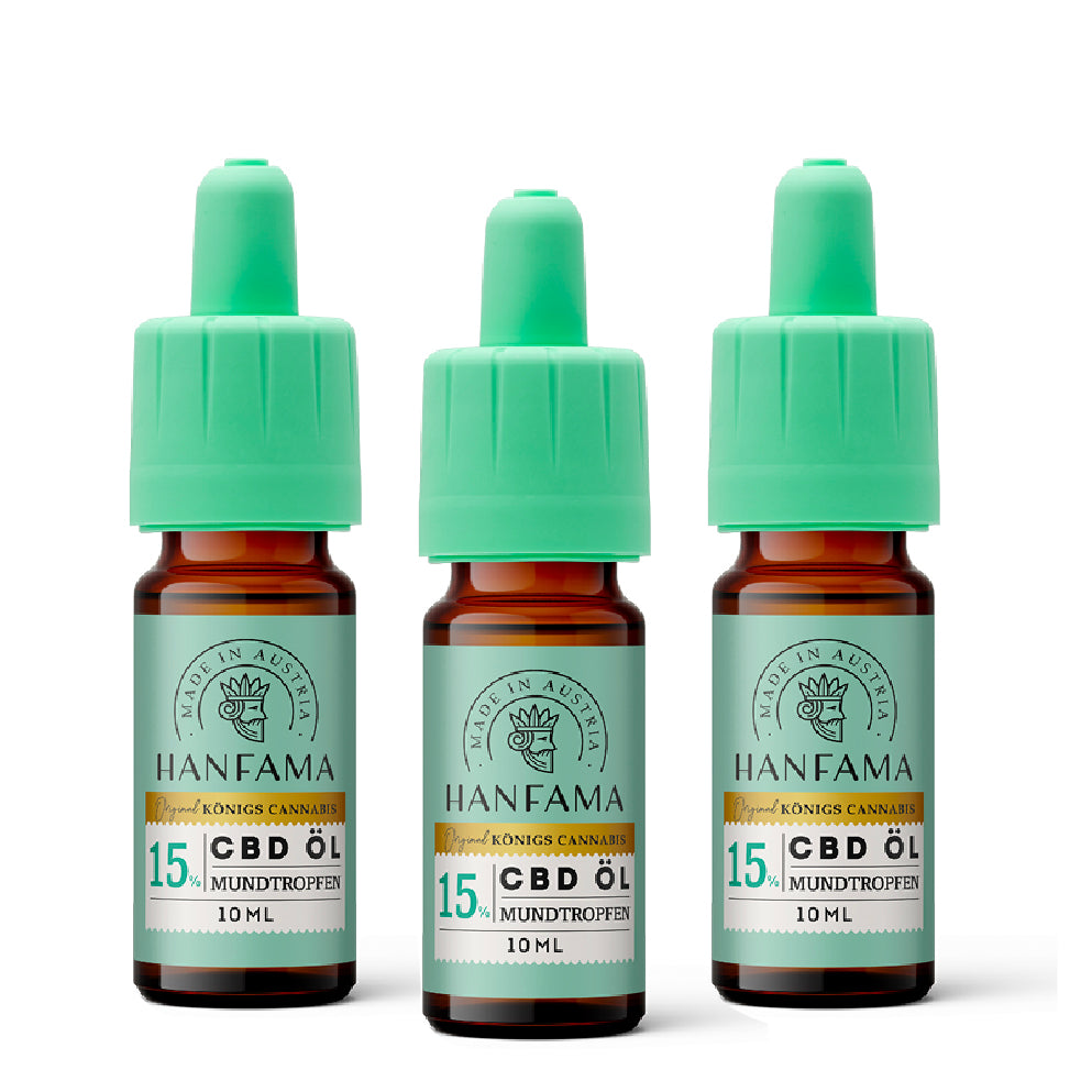 Hanfama CBD Öl 15% olio CBD 10 ml 1500 mg senza THC