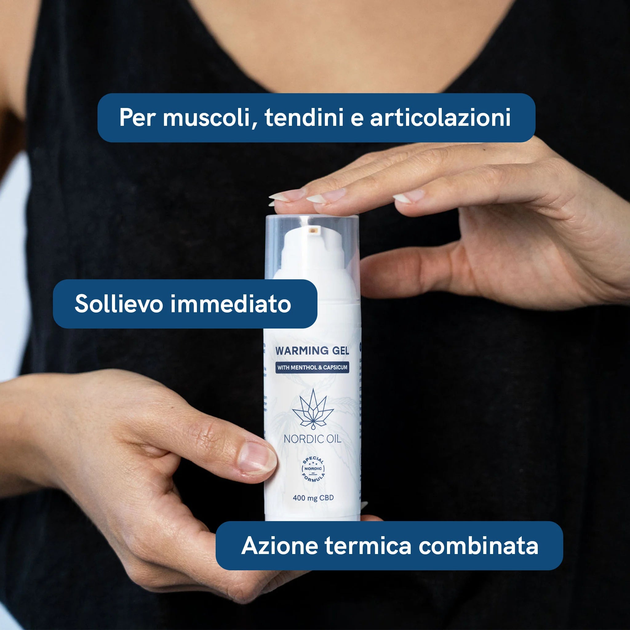 Nordic Oil Nordic Cosmetics balsamo CBD Active gel 50 ml