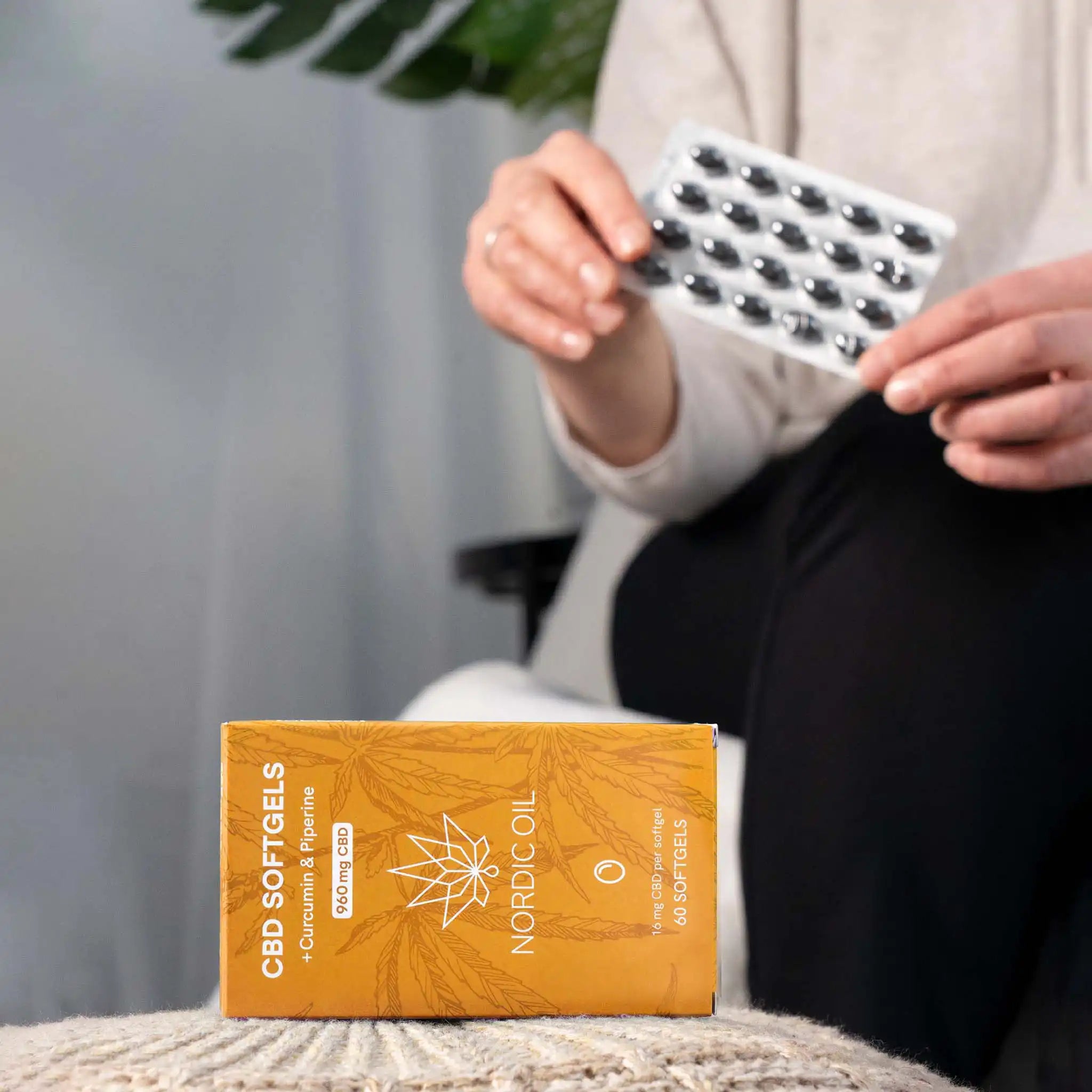 Nordic Oil CBD con Curcumina capsule 960mg 60 capsule standard