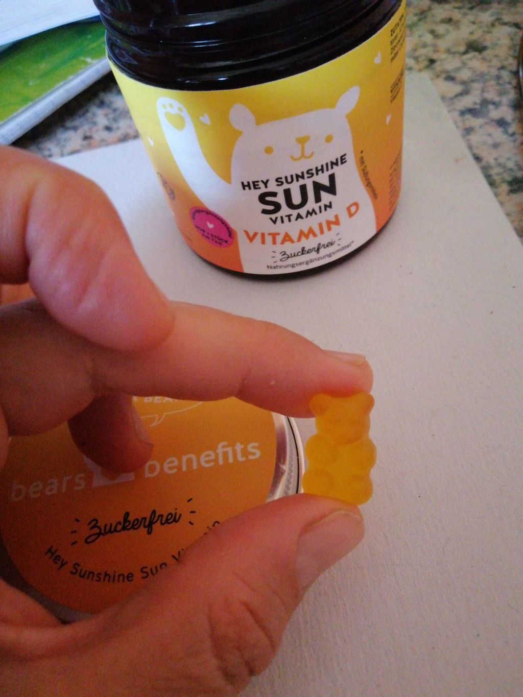 Beauty Bears Hey Sunshine Sun vitamina D3 orsetti 45 giorni limone
