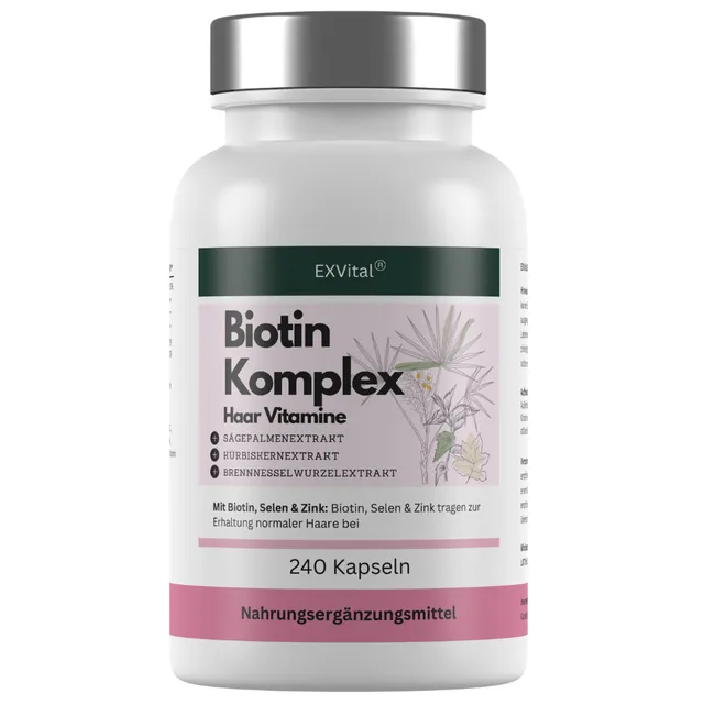 EXVital Biotina Complesso Capsule 240 Pezzi 10000 mcg