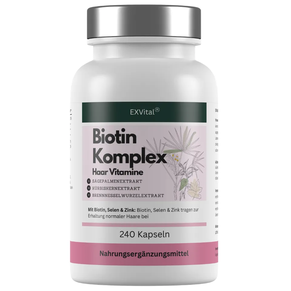EXVital Biotina Complesso Capsule 240 Pezzi 10000 mcg