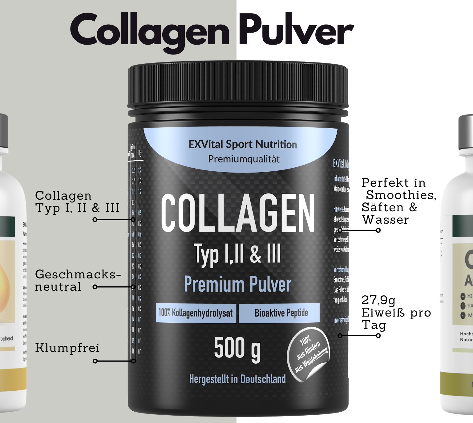 EXVital Daily Nutrition Set collagene omega 3 vitamina E