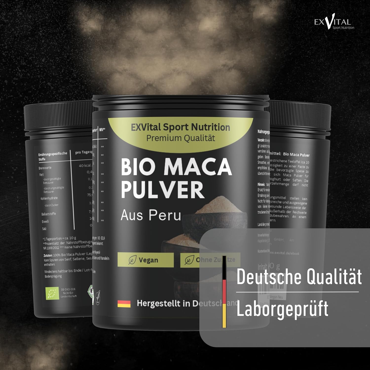EXVital Sport Maca Bio Polvere 1kg Perù