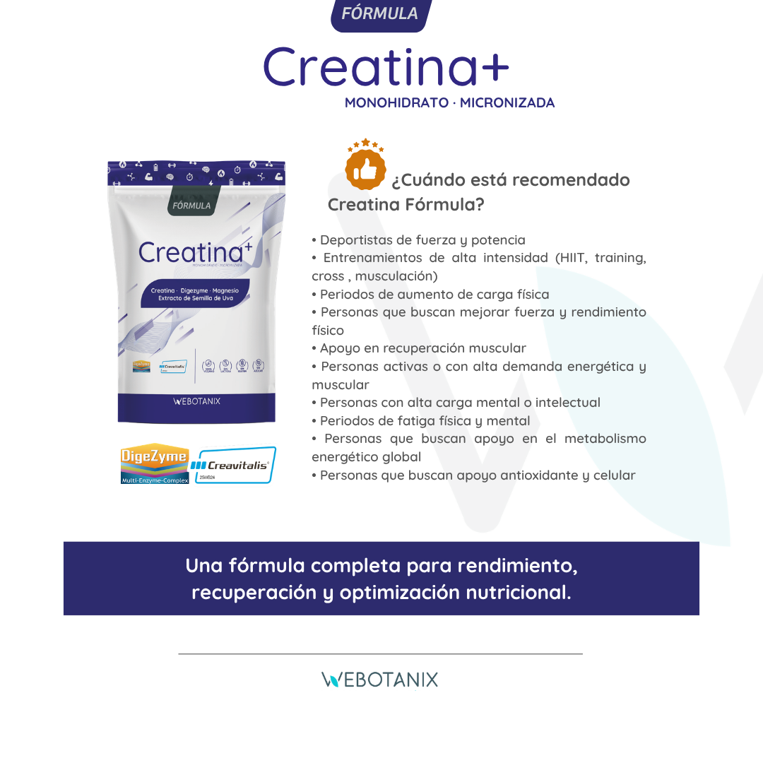 Webotanix Fórmula Creatina integratore energia