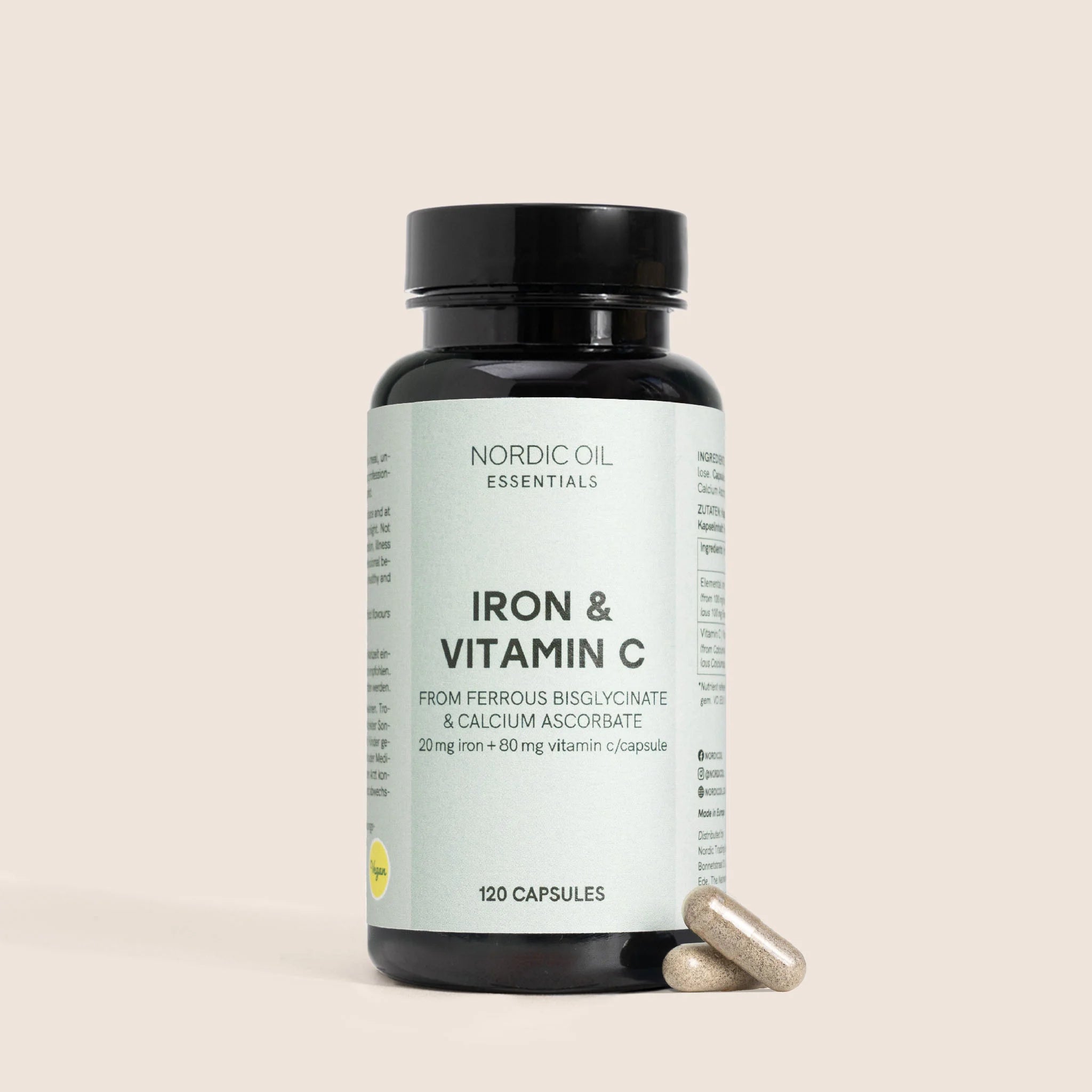 Nordic Oil CBD Capsules ferro vitamina C capsule 120pz