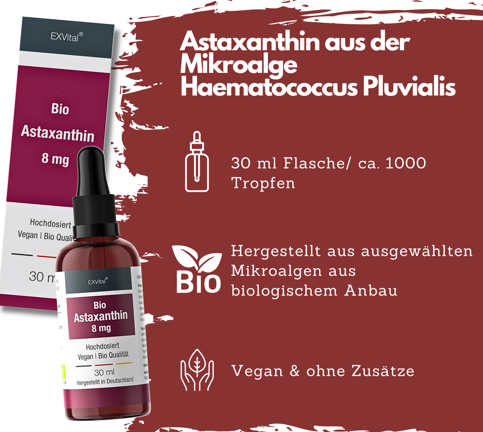 EXVital Bio Astaxantina Gocce 30 ml 8 mg