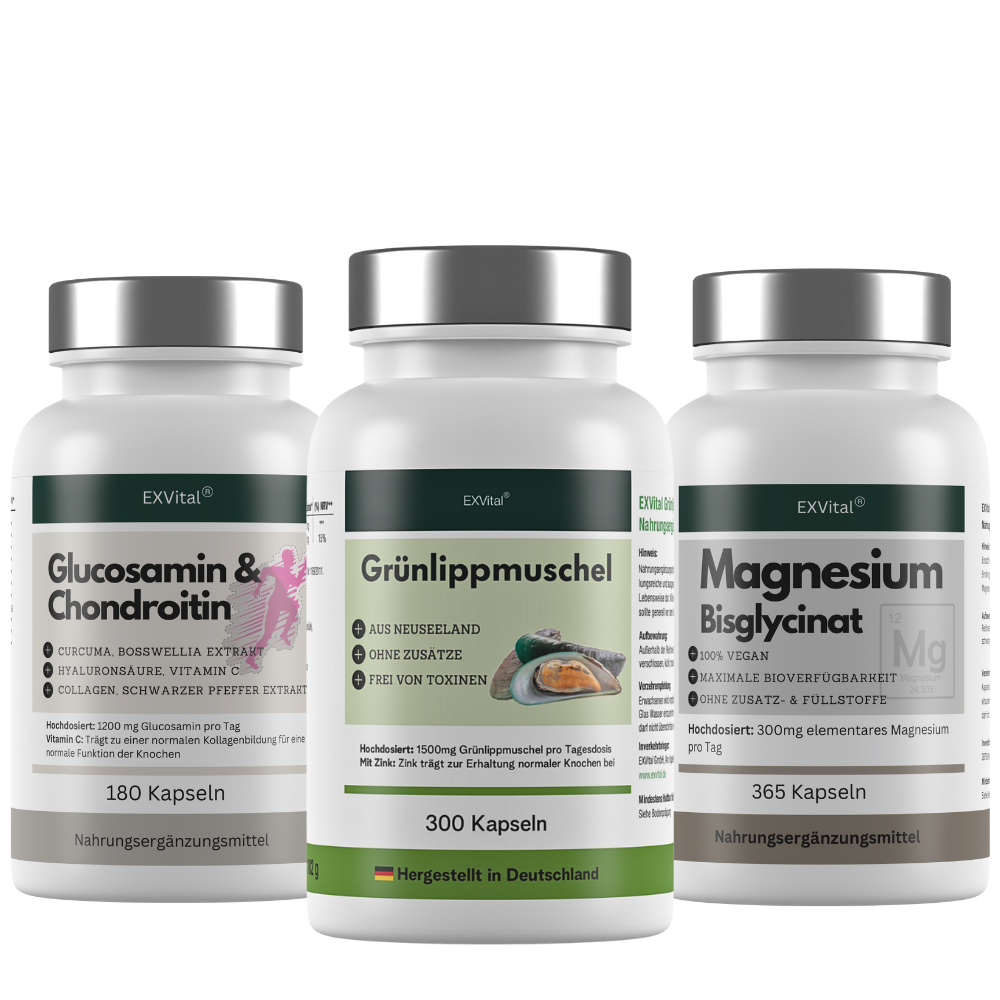 EXVital Muskeln GelenkPlus Set capsule glucosamina 3 pz