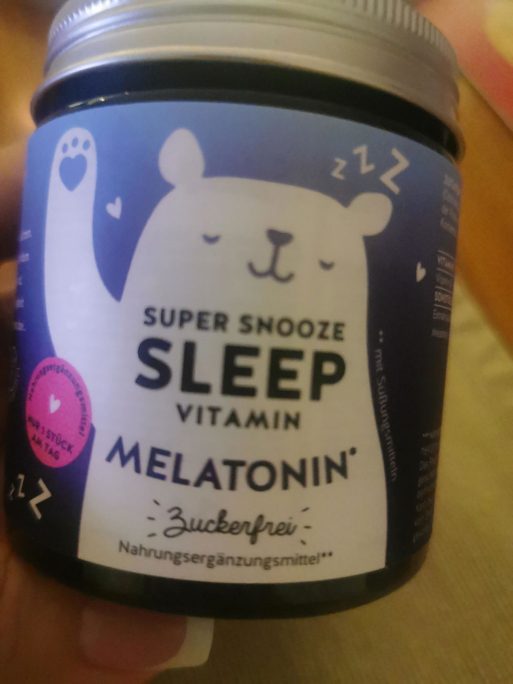 Beauty Bears Super Snooze Sleep gommose 45 giorni melatonina
