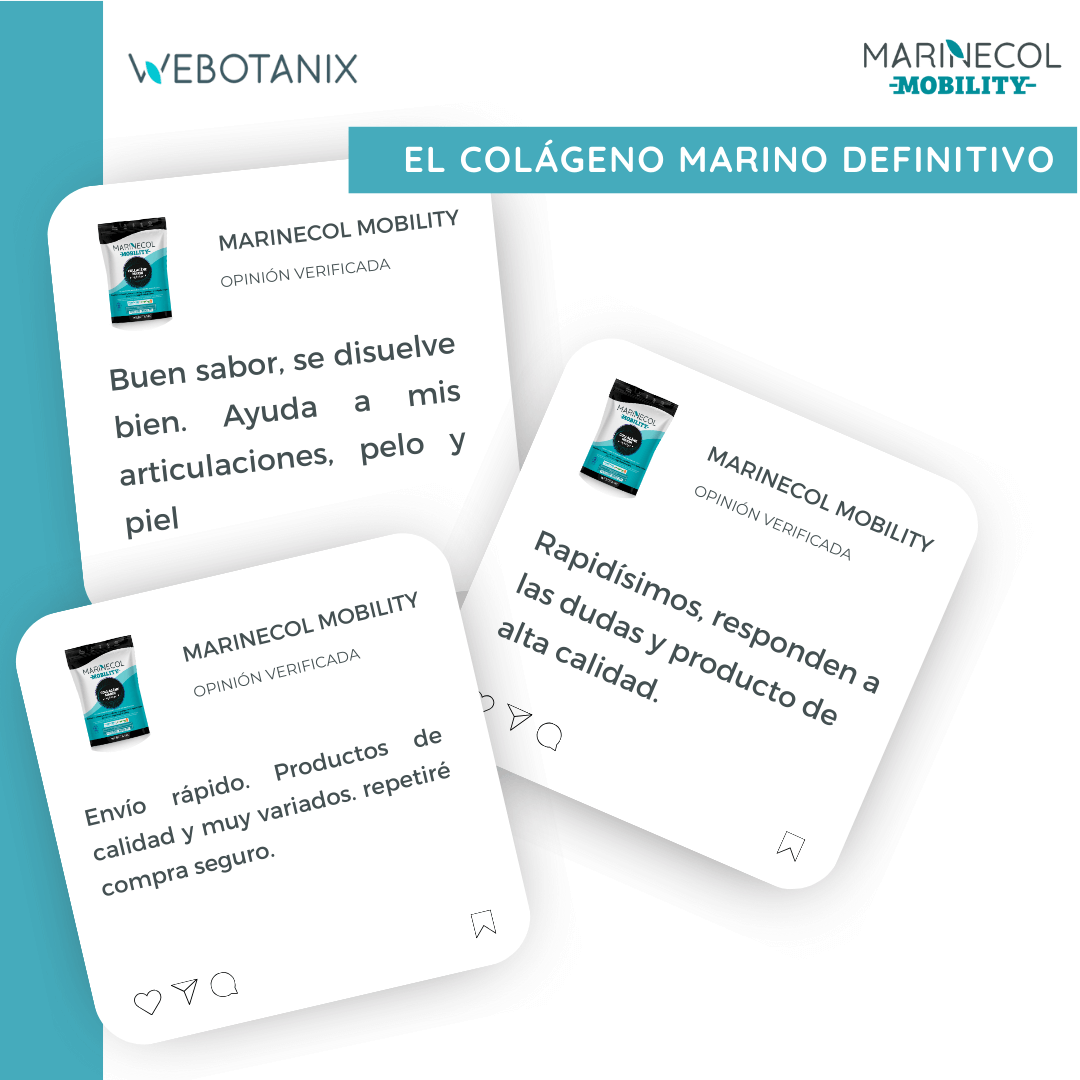 Webotanix MARINECOL Mobility collagene marino 275 g articolazioni