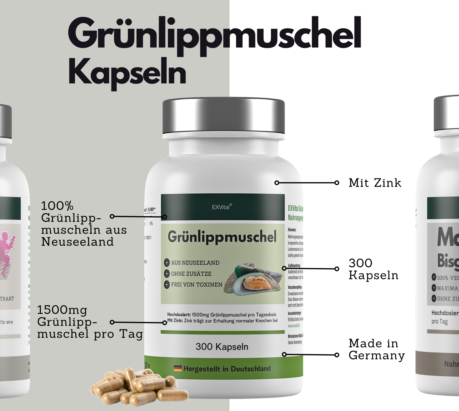 EXVital Muskeln GelenkPlus Set capsule glucosamina 3 pz