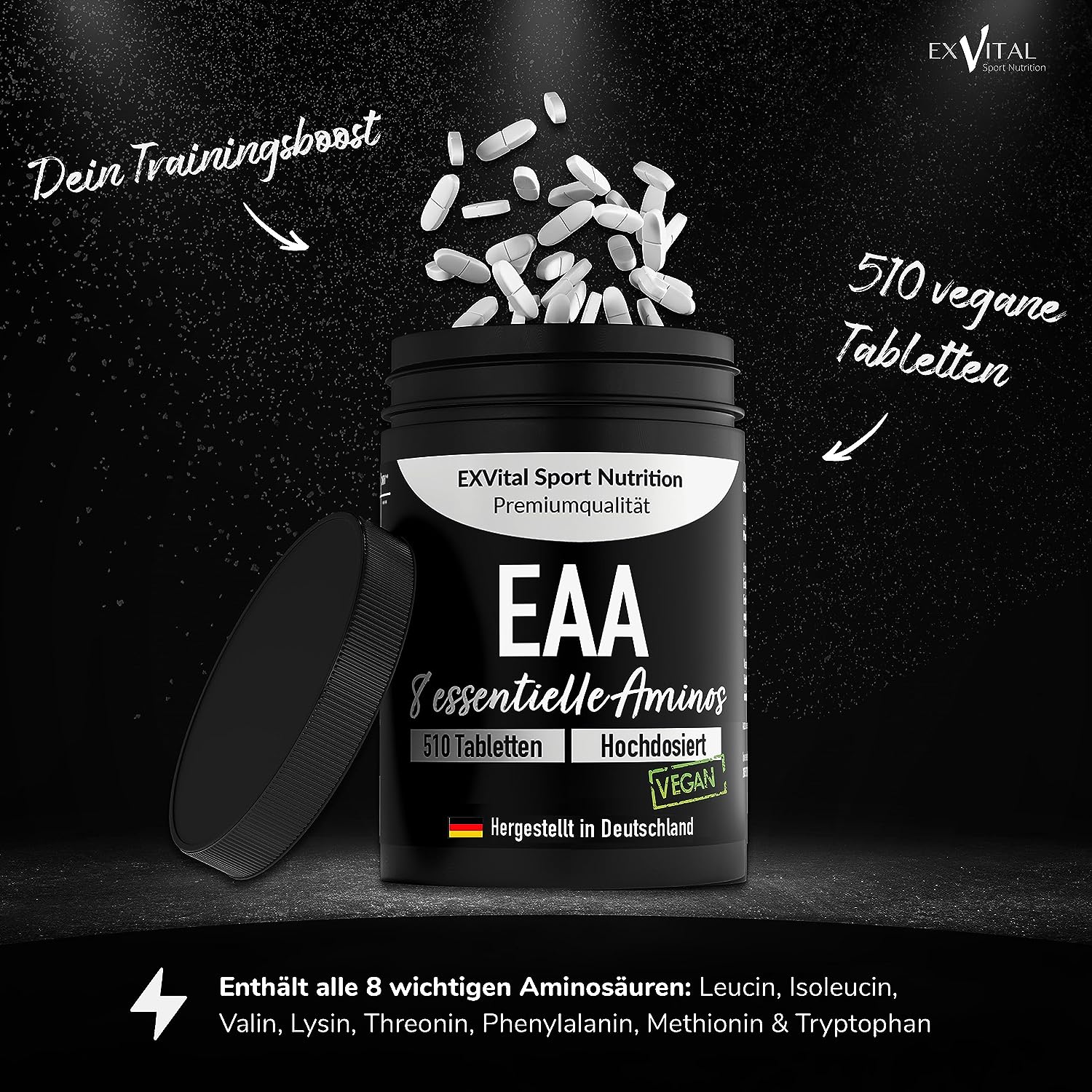 EXVital Sport EAA 1036 mg 510 Compresse neutre