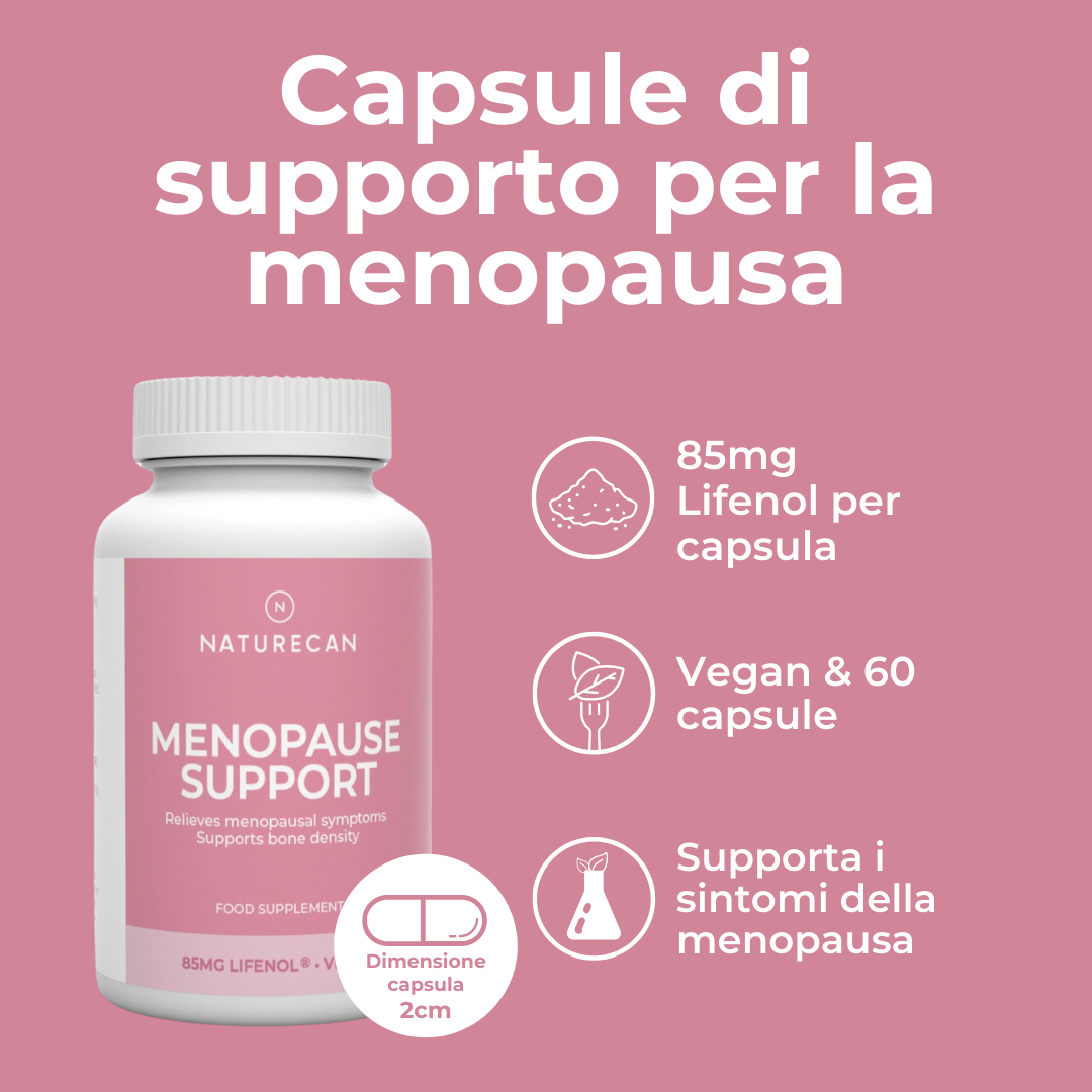 Naturecan Lifenol Capsule Menopausa 85mg 60 capsule vegane