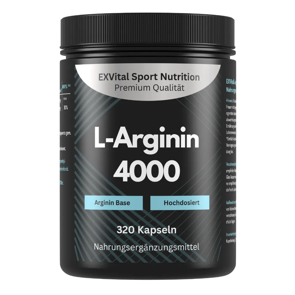 EXVital Sport L-Arginin 4000 capsule 320 pezzi vegano