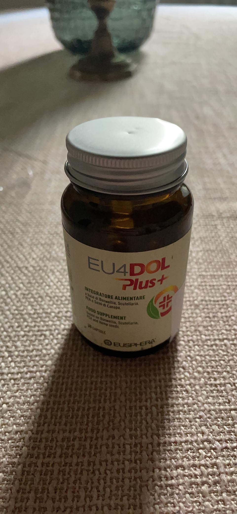 Eusphera EU4DOL PLUS integratore articolazioni boswellia e canapa