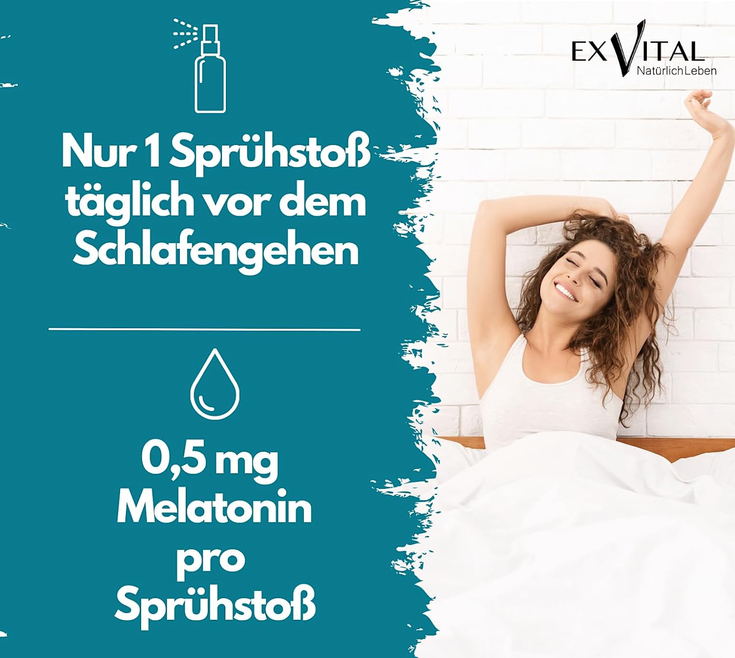 EXVital Schlaf Melatonina Spray 30 ml lavanda sonno