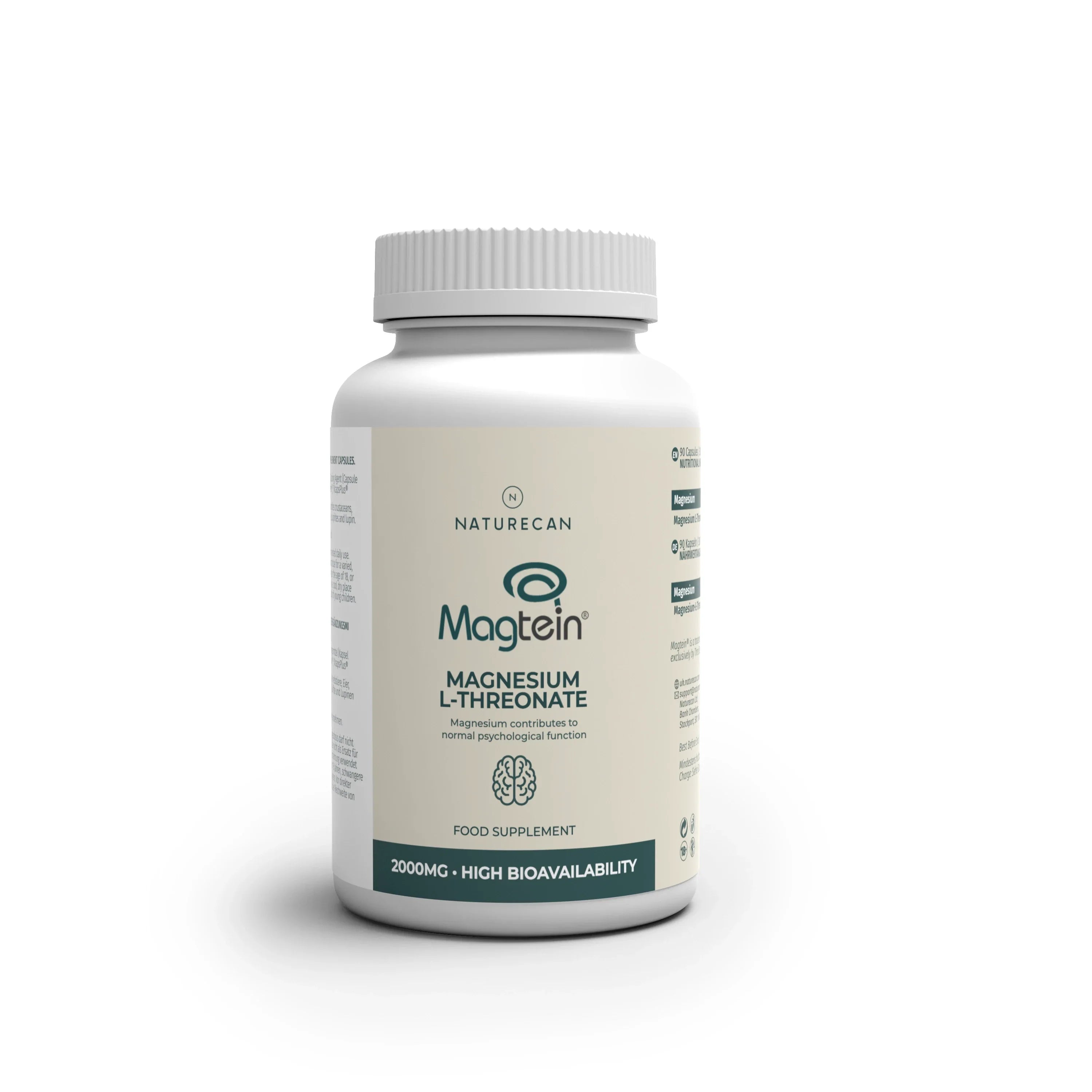 Naturecan Longevity Magnesio L-Treonato Capsule 30 Giorni Cervello