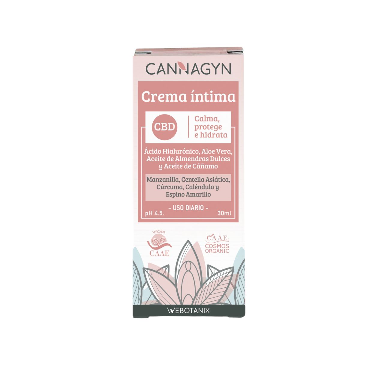 Webotanix Cannagyn crema intima bio CBD 30ml