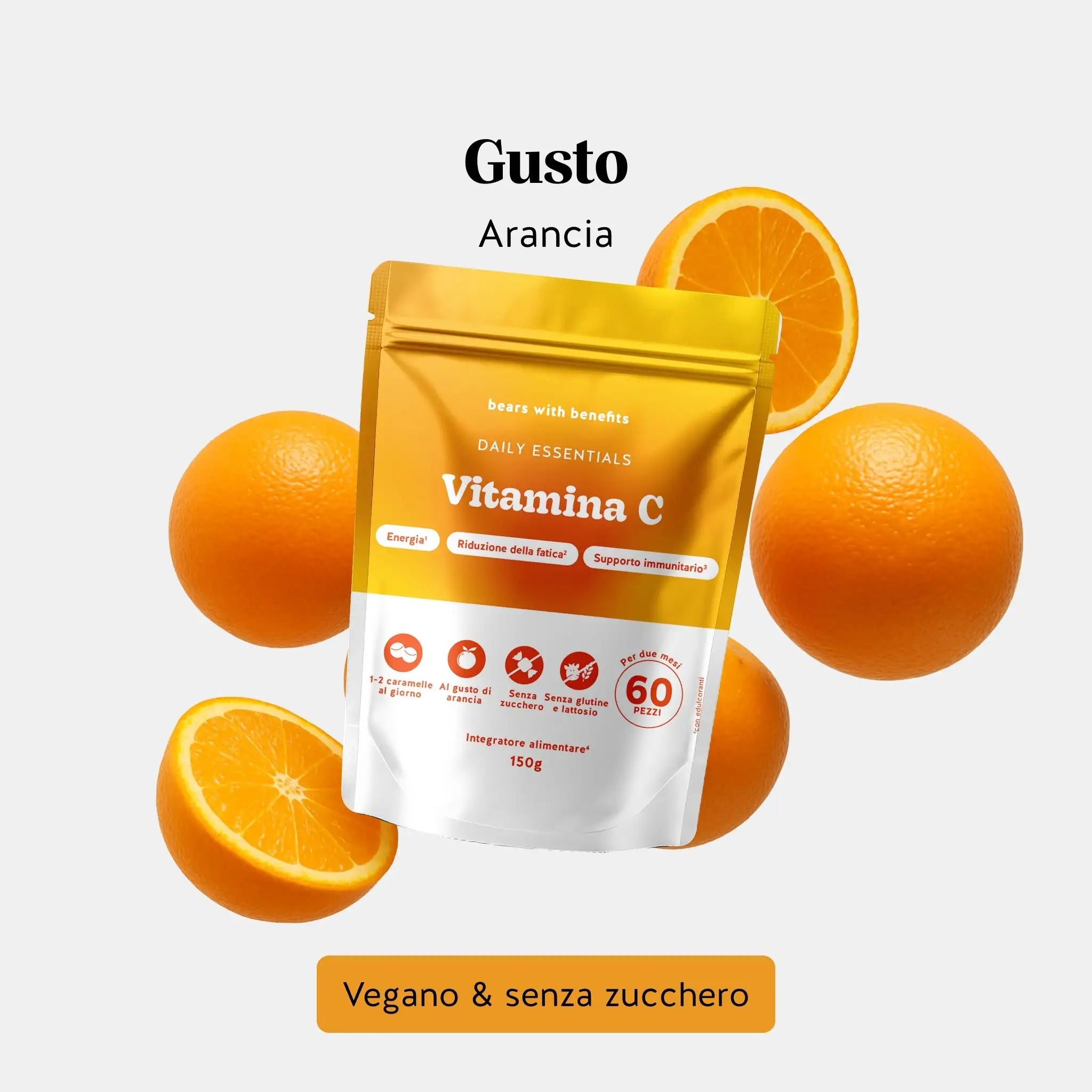 Beauty Bears Daily Essentials Vitamina C gommose 60 pz
