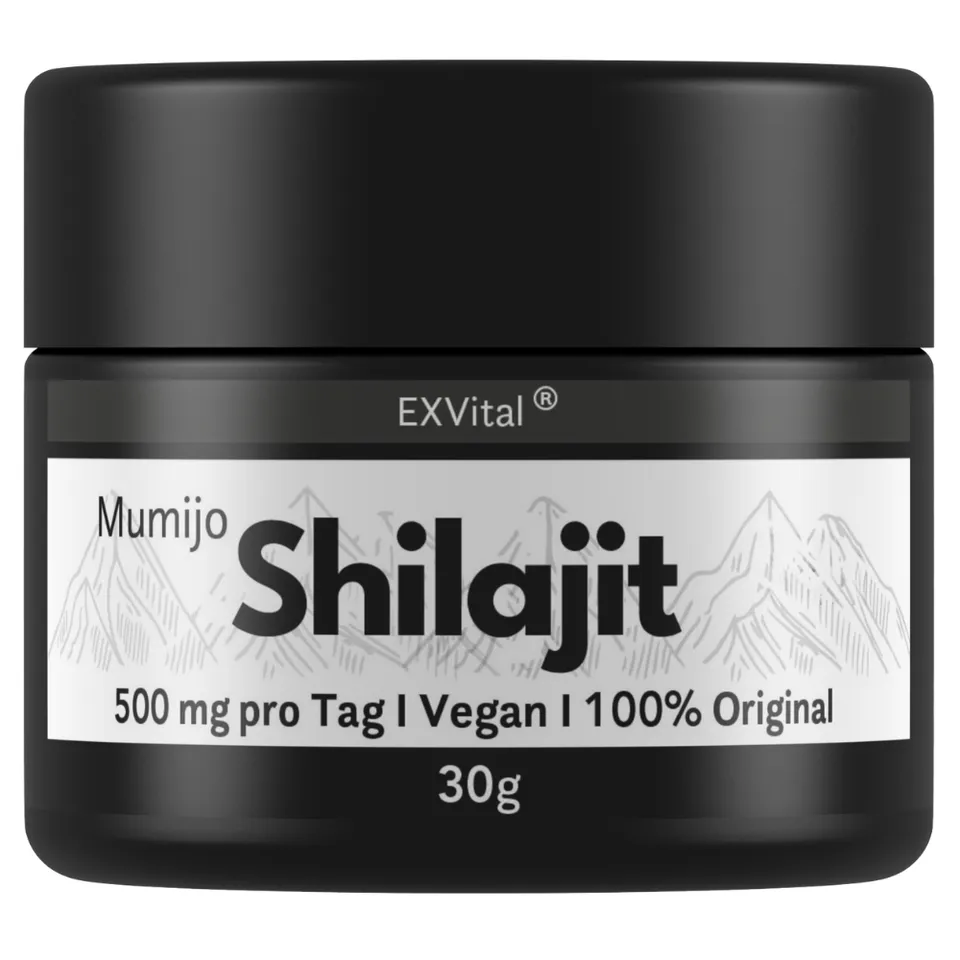 EXVital Mumijo Shilajit 85+ integratore 30g fulvico