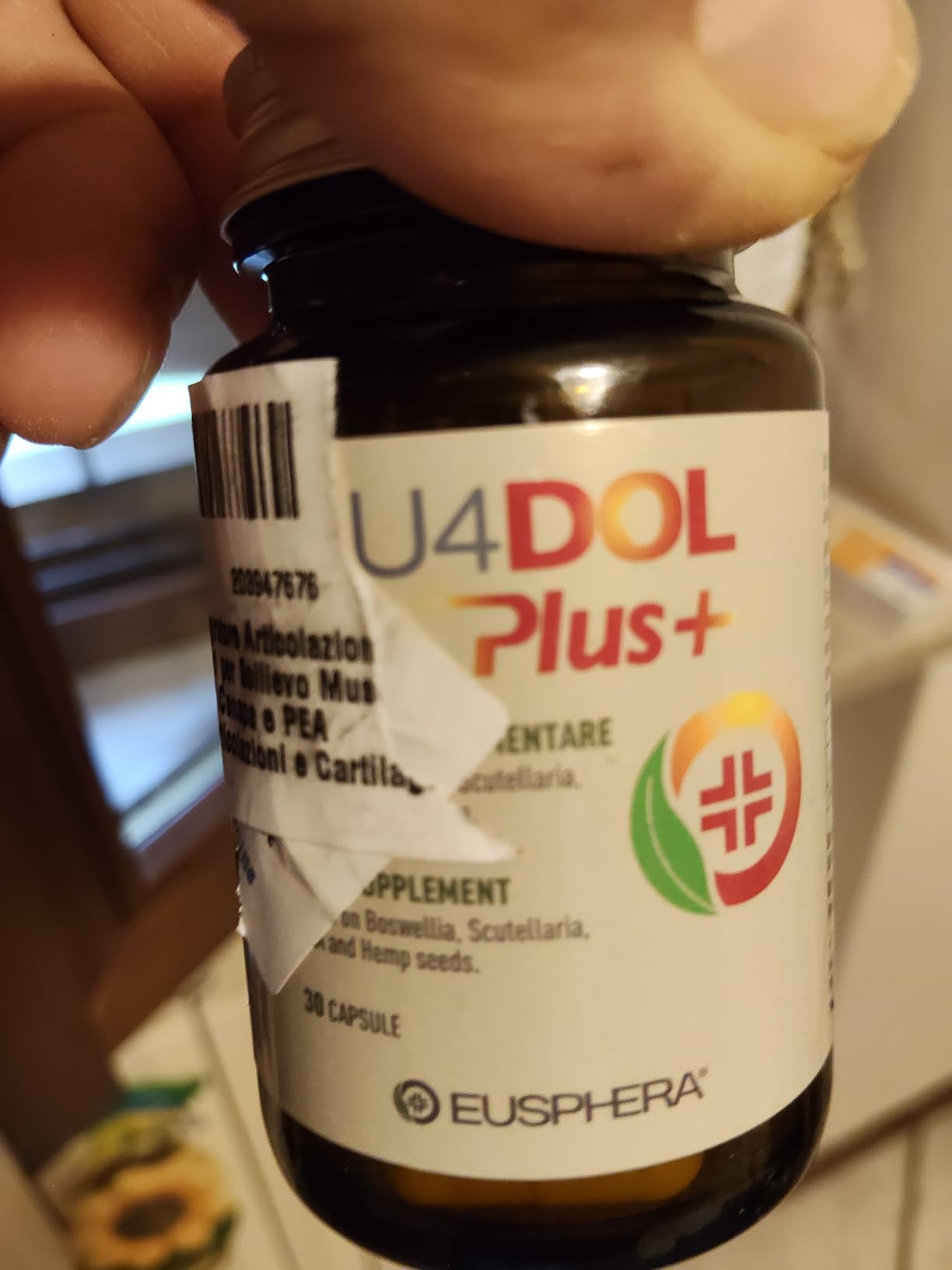 Eusphera EU4DOL PLUS integratore articolazioni boswellia e canapa