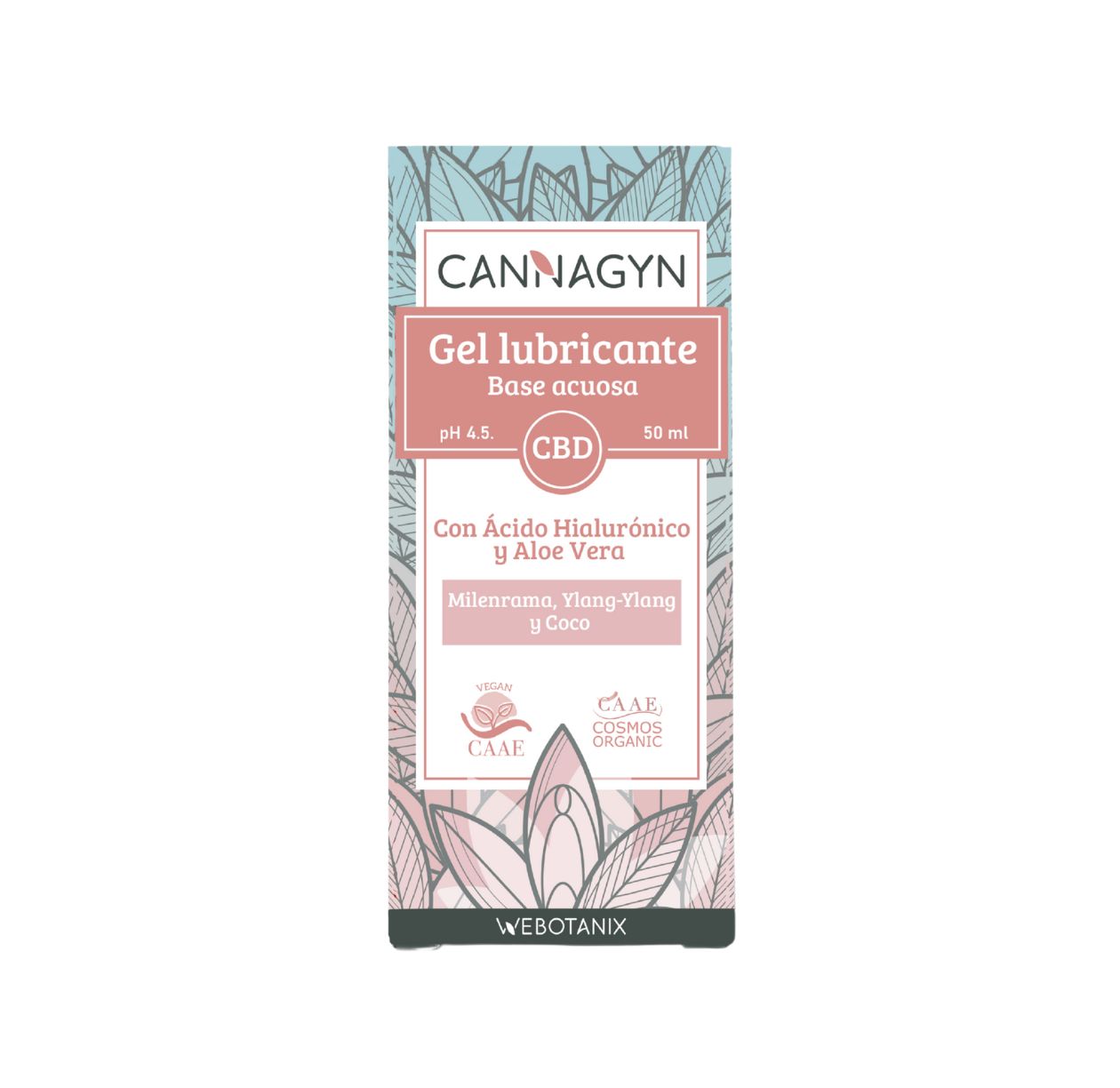 Webotanix Cannagyn gel lubrificante intimo BIO 50 ml CBD