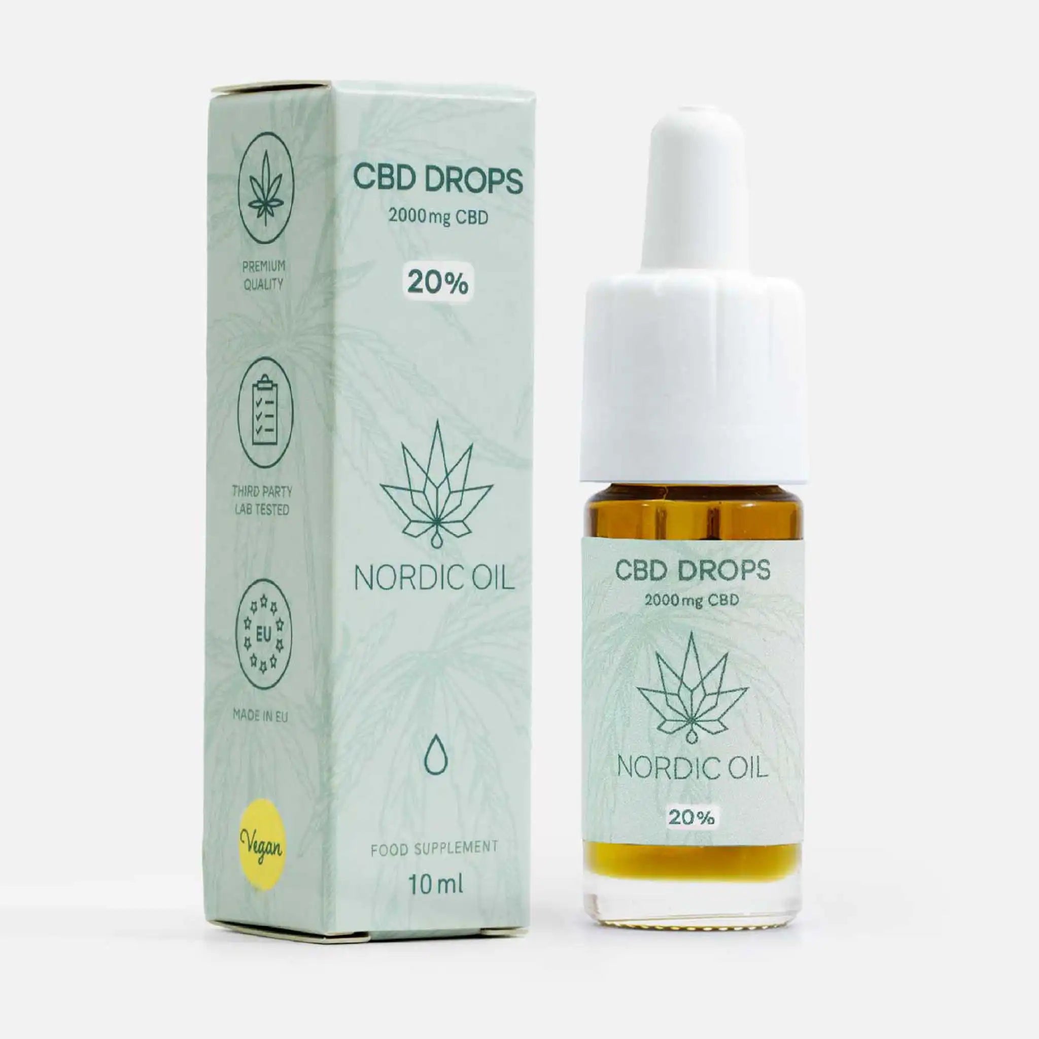 Nordic Oil Plus Olio CBD 20% 10 ml esperti 2000 mg