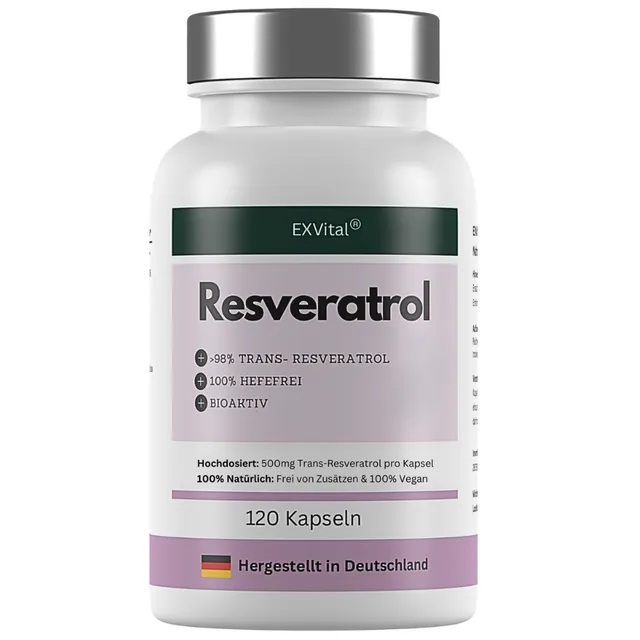 EXVital Beauty Resveratrol 500mg capsule 120 pz vegane