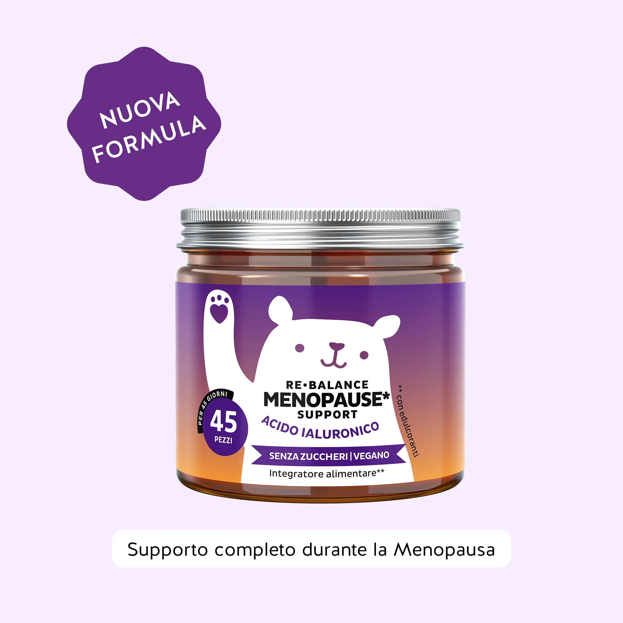 Beauty Bears Re-Balance integratore menopausa 45 orsetti papaya