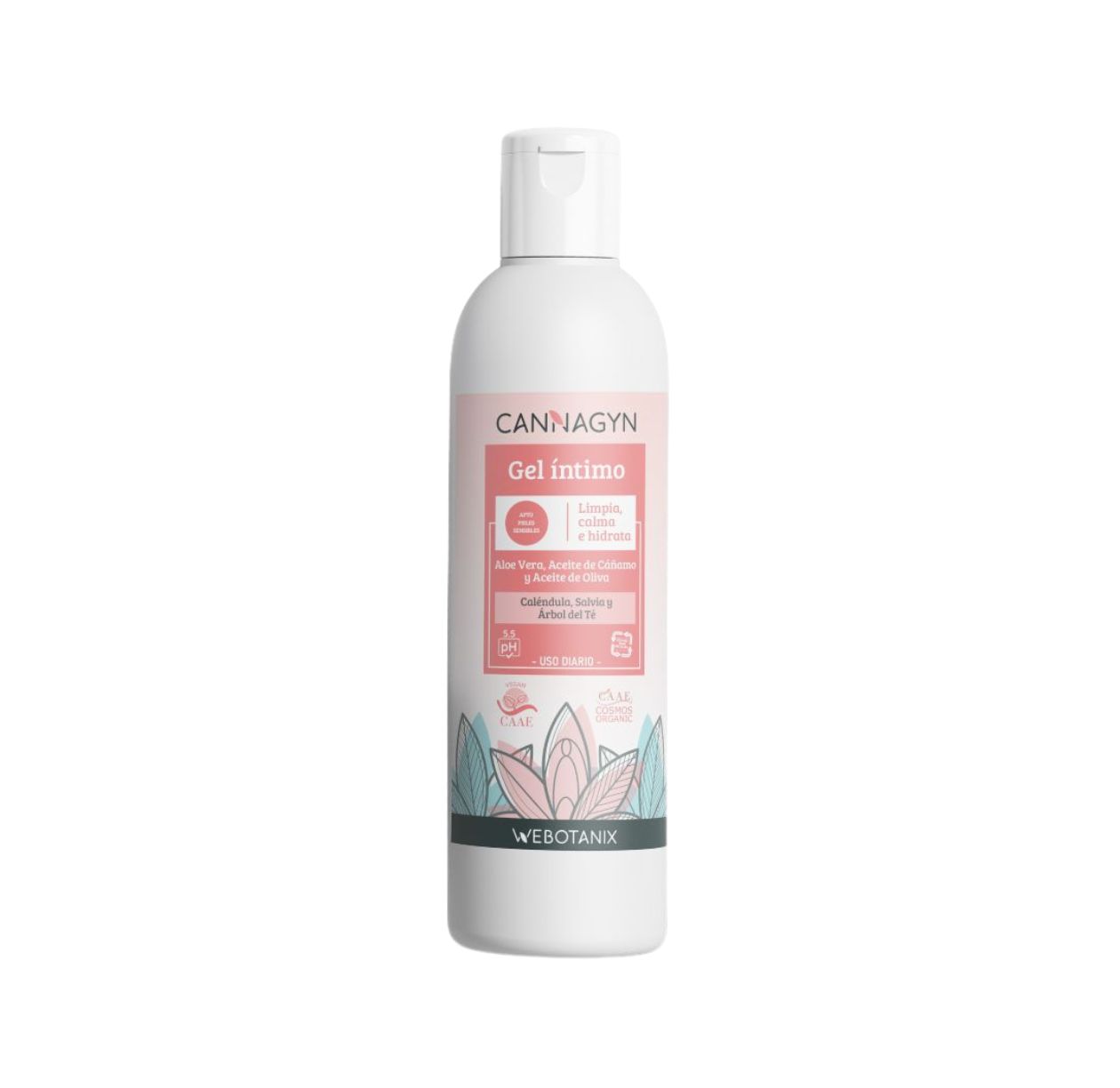 Webotanix Cannagyn Gel intimo BIO 250 ml pH naturale