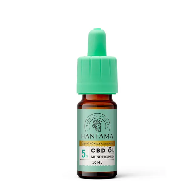 Hanfama CBD olio 5% gocce 10 ml 500 mg THC free