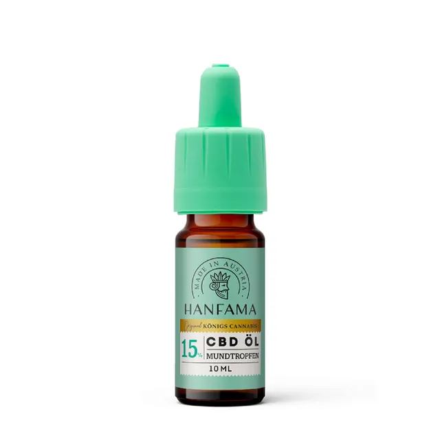 Hanfama CBD Öl 15% olio CBD 10 ml 1500 mg senza THC