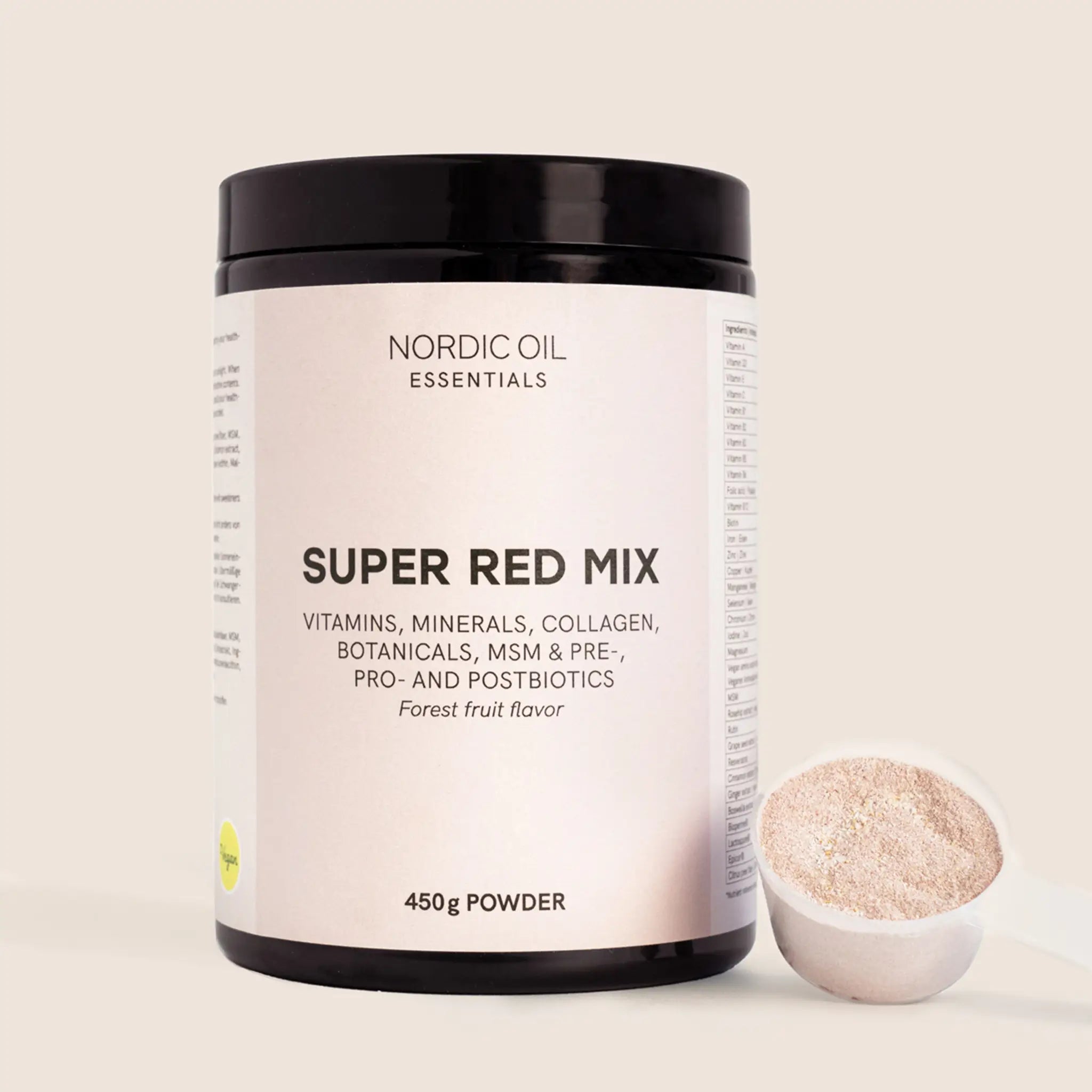 Nordic Oil Super Red Mix collagene vegano 30 porzioni
