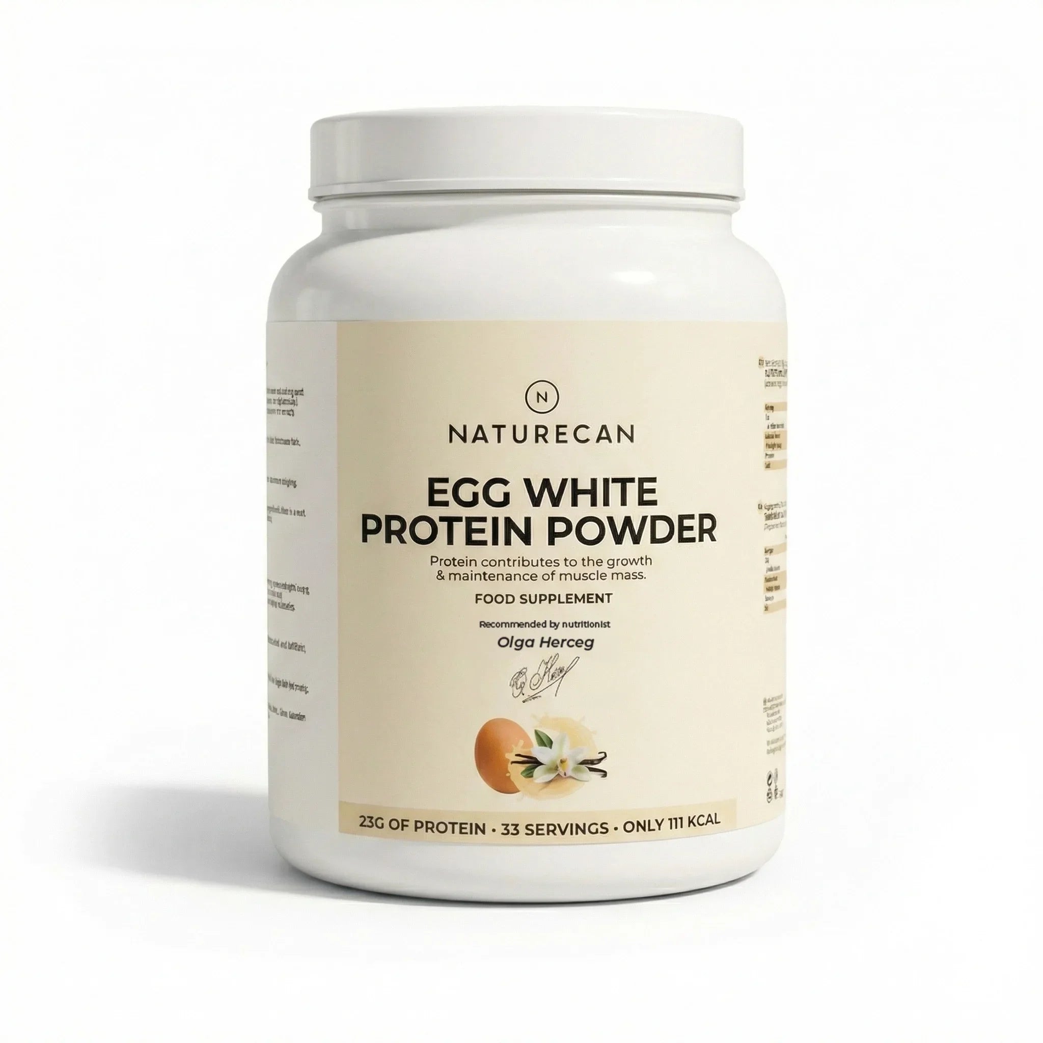 Naturecan Protein albume uovo polvere vaniglia 23 g