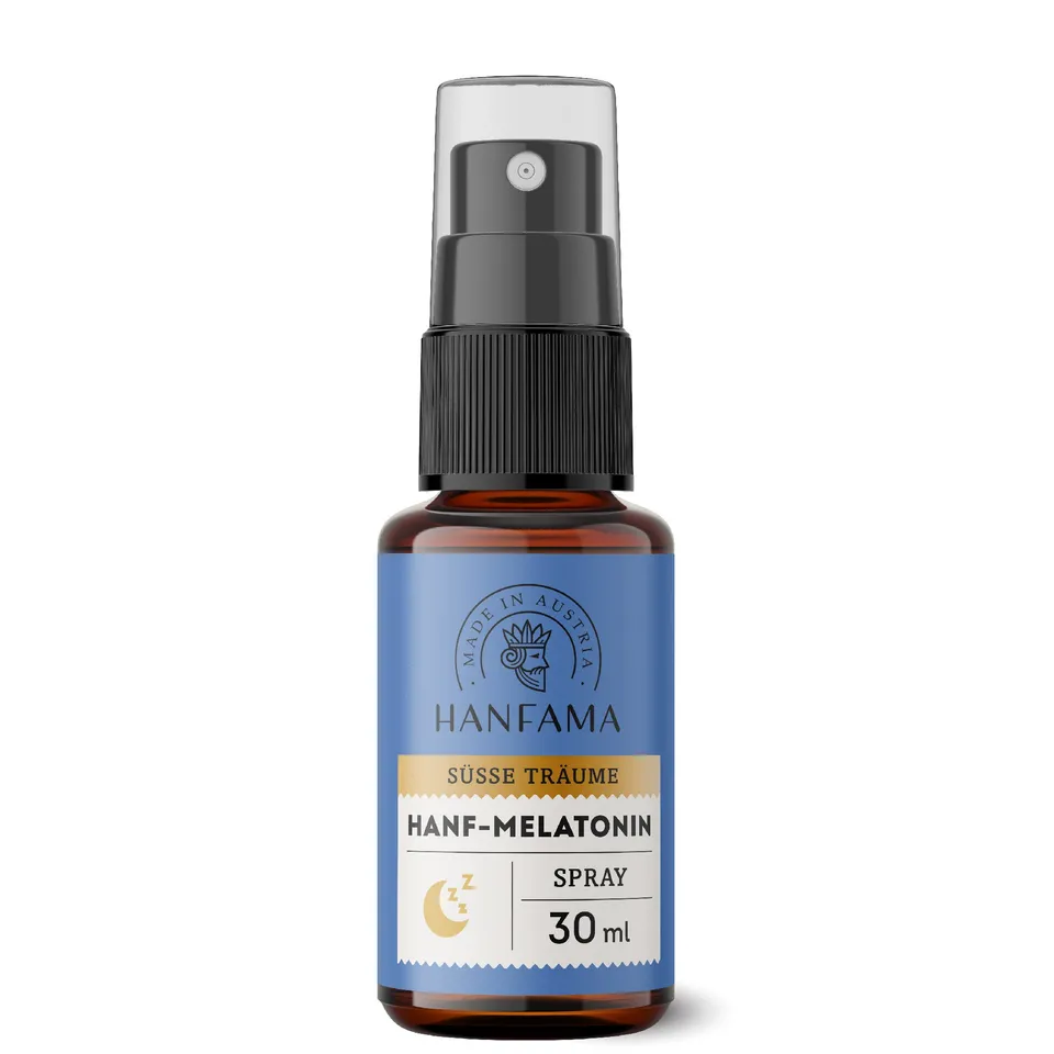 Hanfama Schlaf gut spray melatonina 30 ml canapa
