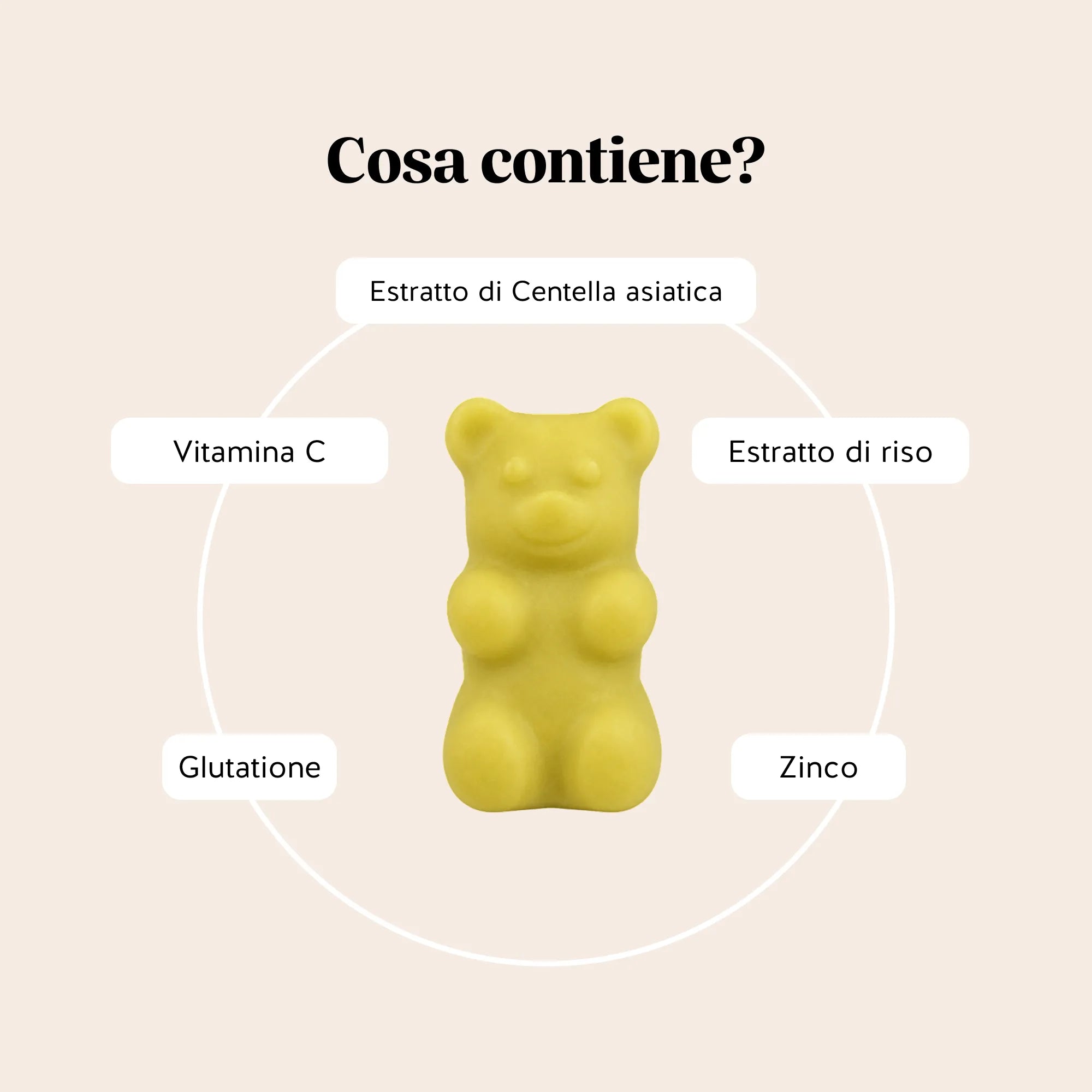 Beauty Bears Skincredible K-Beauty Complex gommose 45 pezzi mango vitamina C