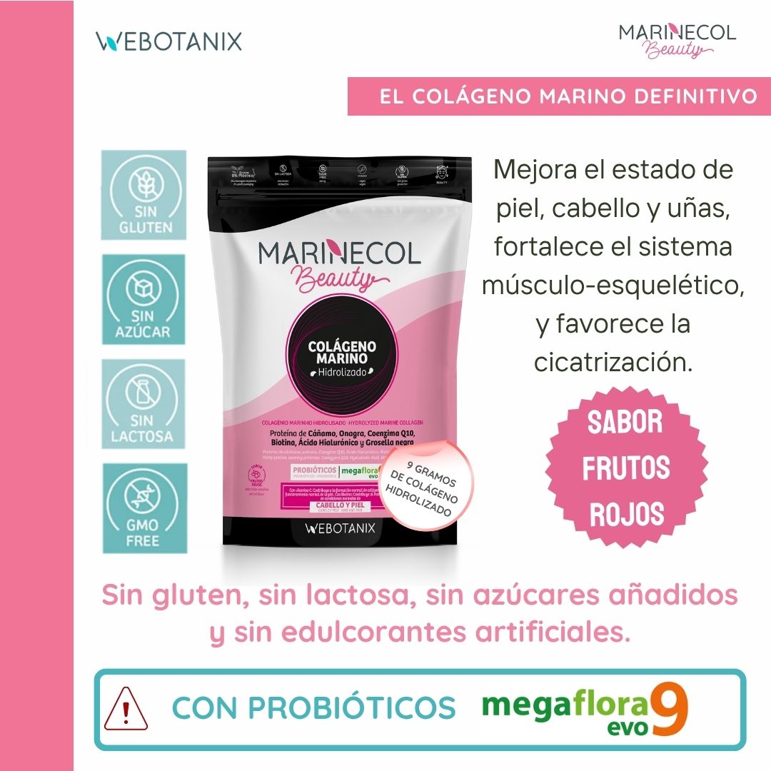 Webotanix Marinecol Beauty collagene marino 250 g pelle