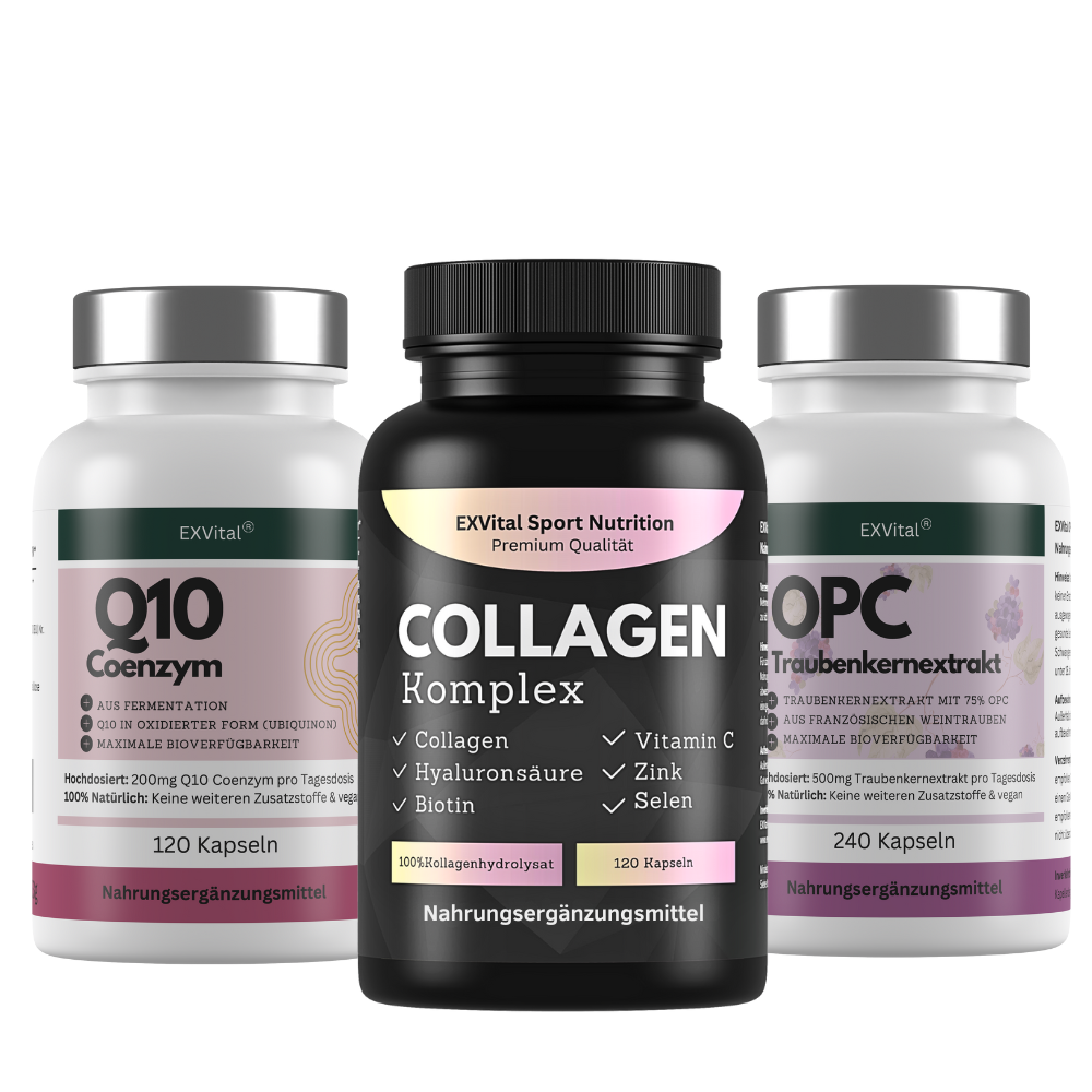 EXVital Natural Beauty Set collagene Q10 OPC capsule