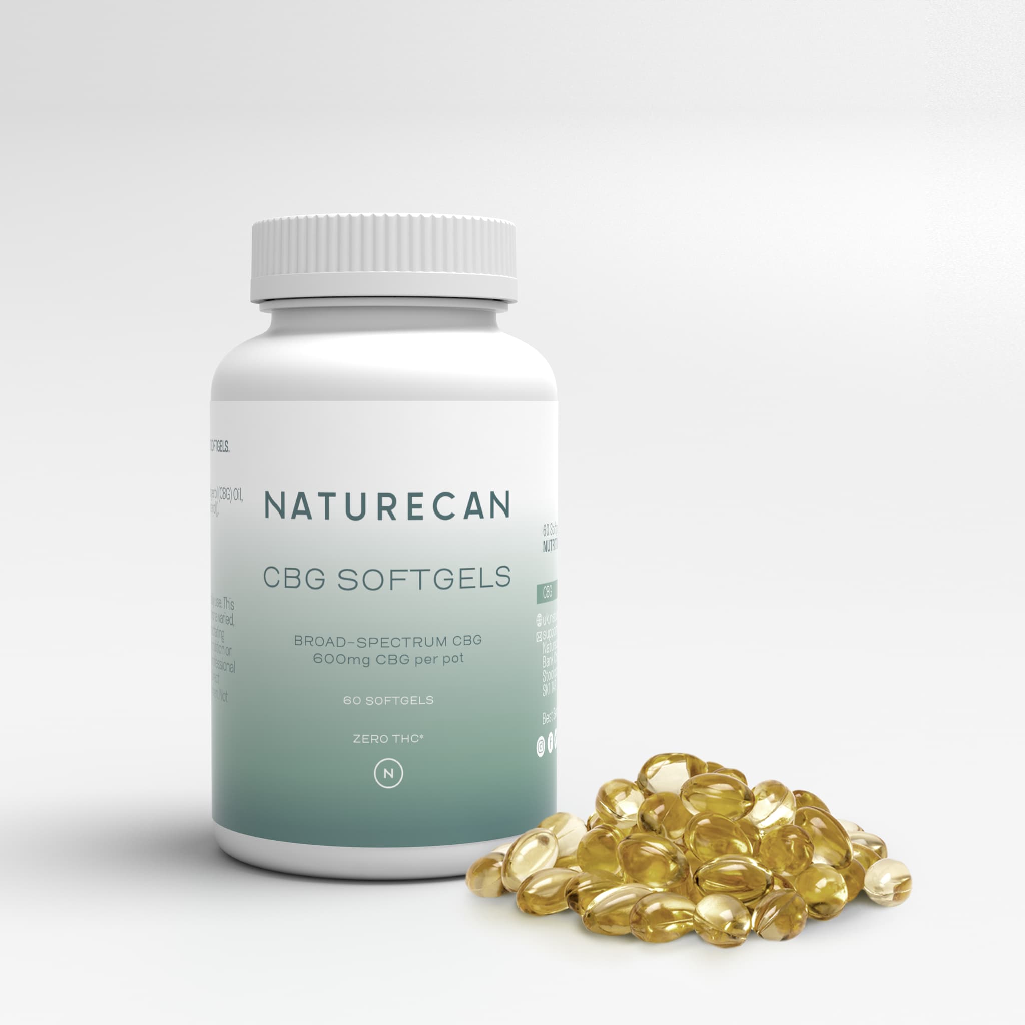 Naturecan CBG Capsule Softgel Olio CBG 10mg 60 Capsule