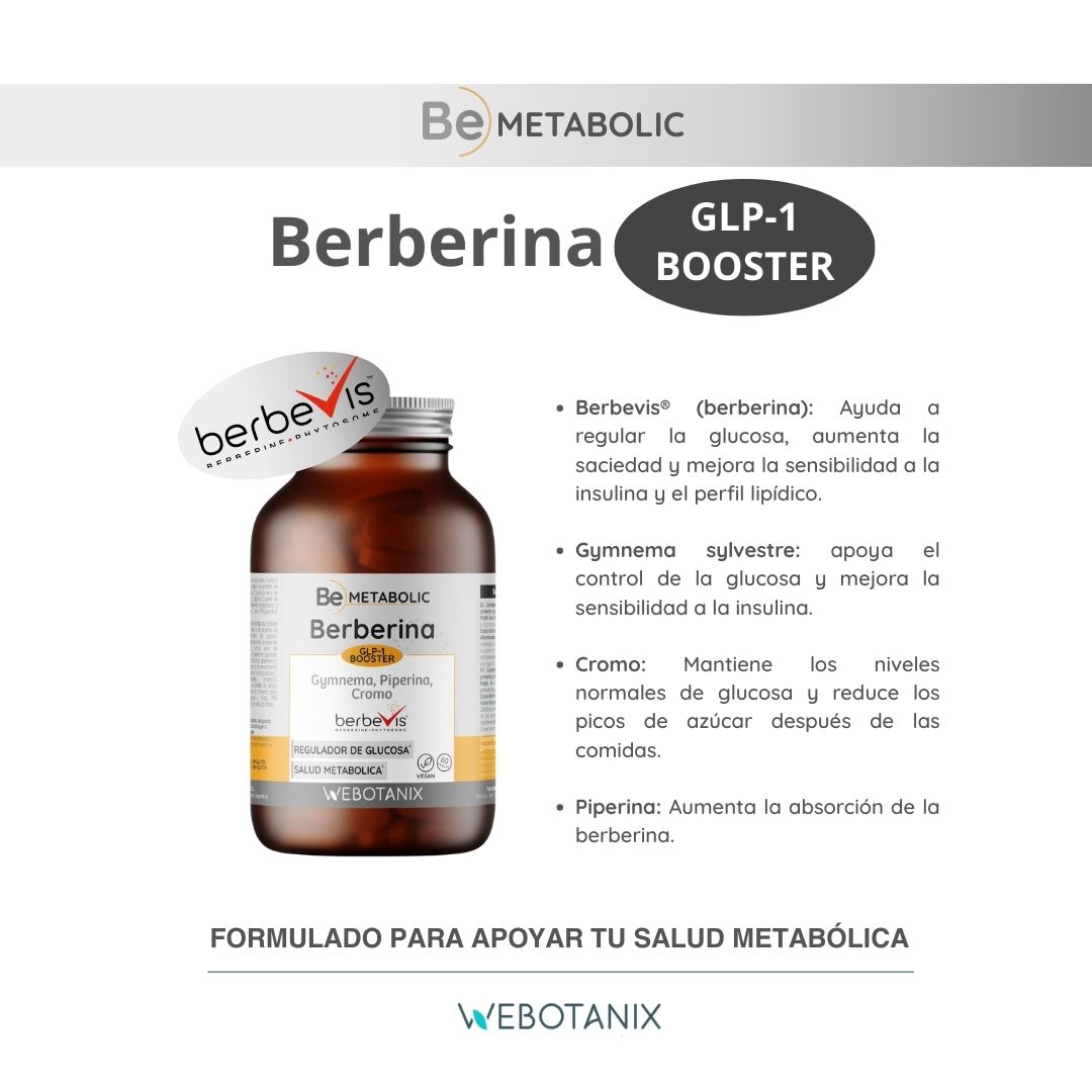 Webotanix Be Metabolic berberina 60 capsule metabolismo glucosio